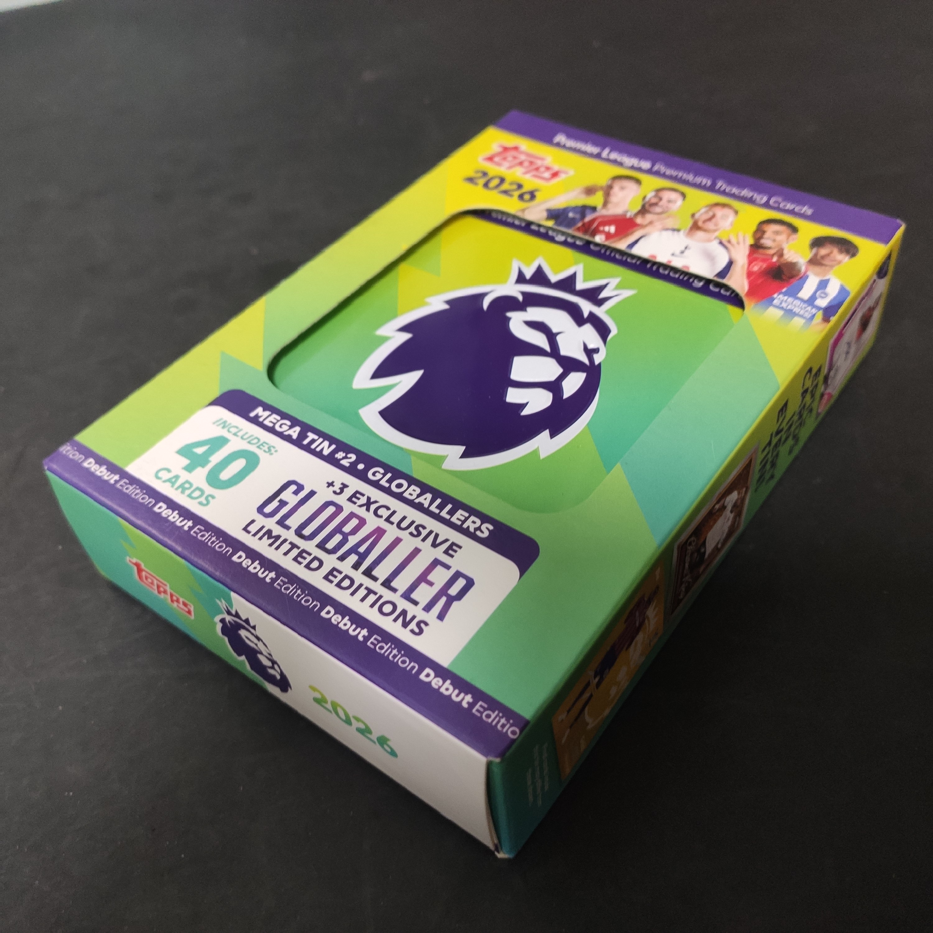 【大腿代卖箱盒】2026 Topps 英超 铁盒 博里萨拉赫德布劳内德詹姆斯恩古莫哈哈兰德等众多好人新秀签字折射大比例/原盒 原封砖 原封未拆 ...