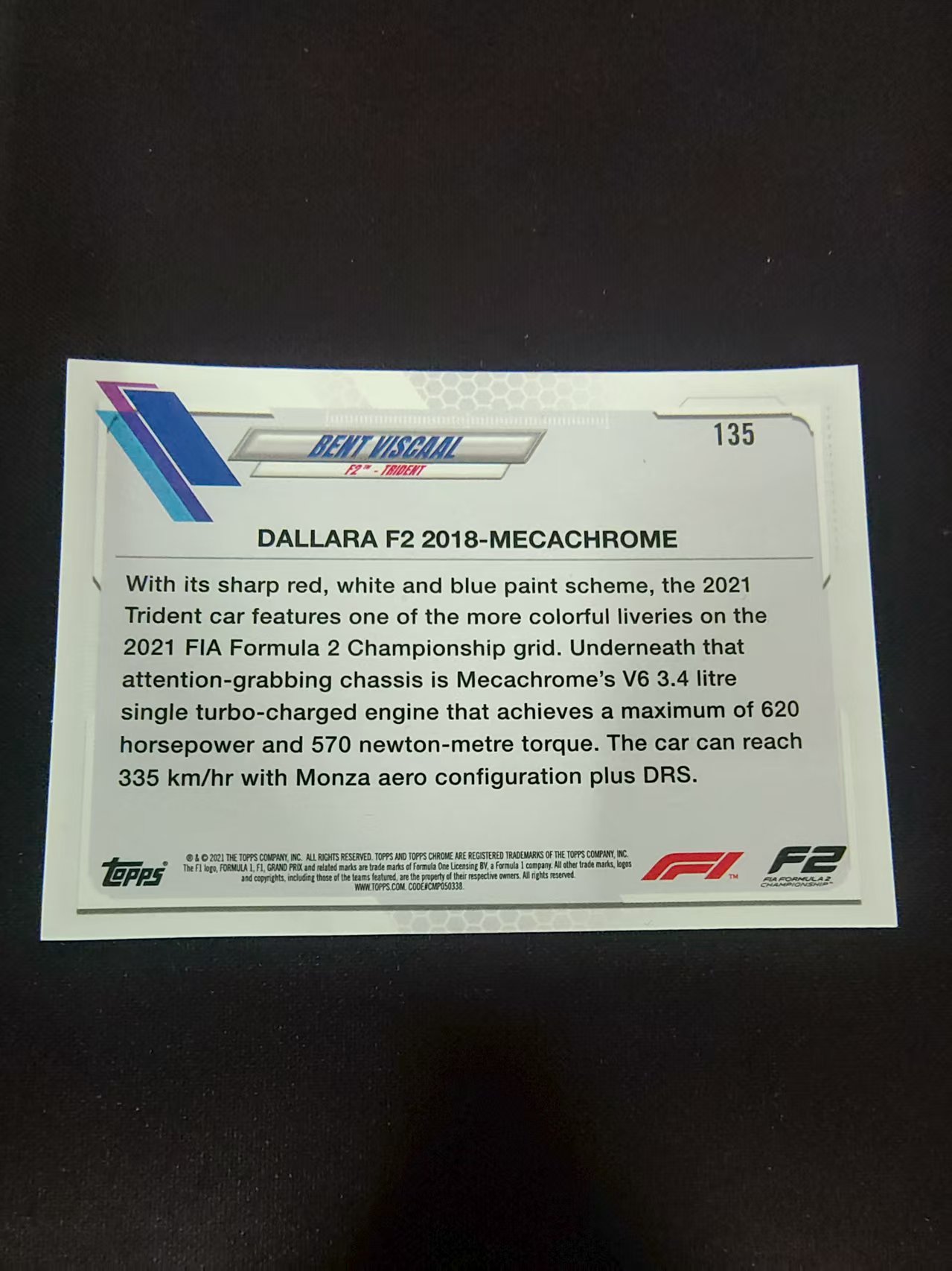 【汽水拍卖】2021 Topps Chrome Bent Viscaal 本特 韦斯卡尔 维斯卡尔 蓝宝石 碎冰折 划痕 品控慎拍 #135