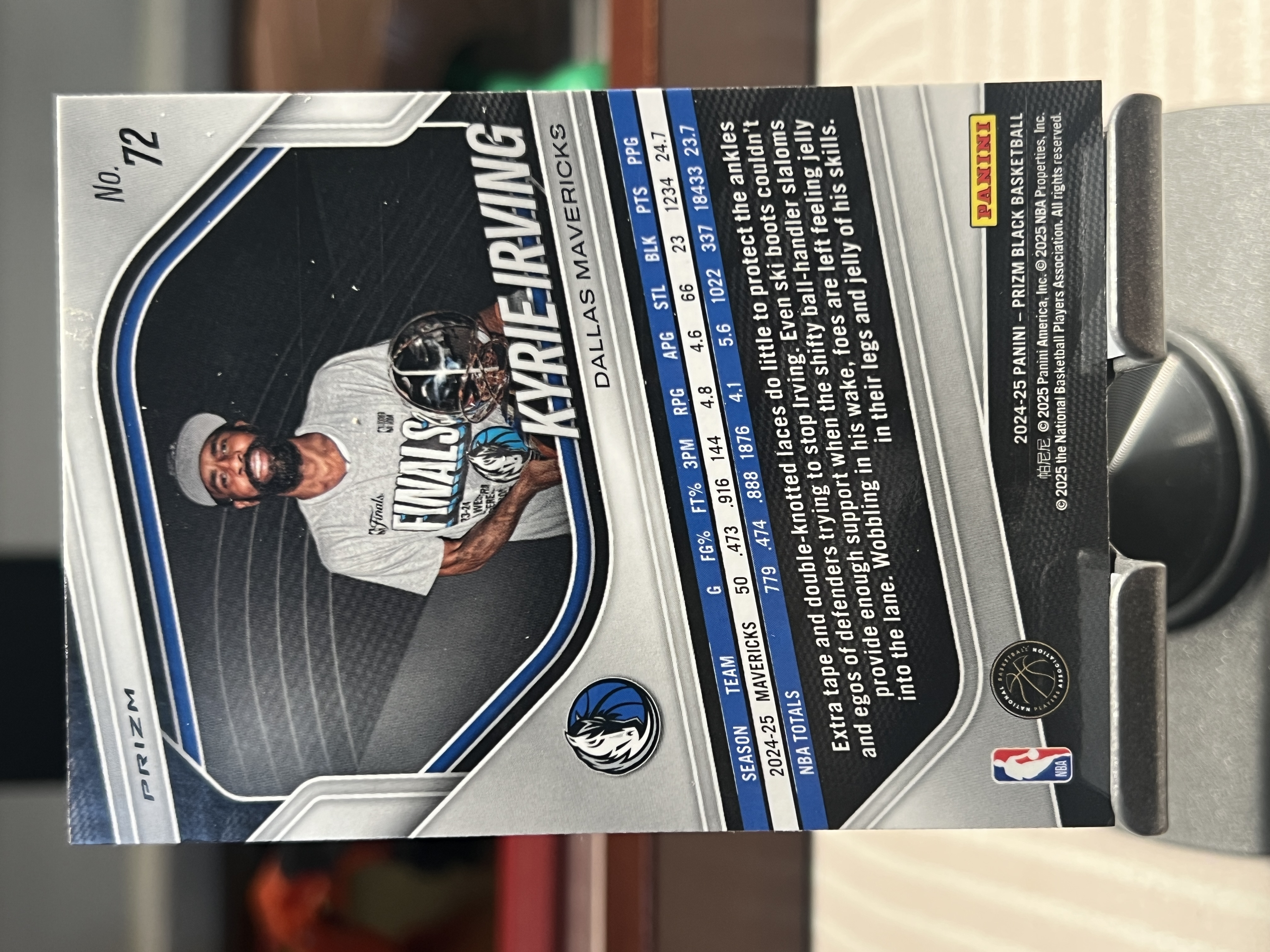 2024-25 Panini Prizm Kyrie Irving 凯里 欧文 红波纹 捧杯