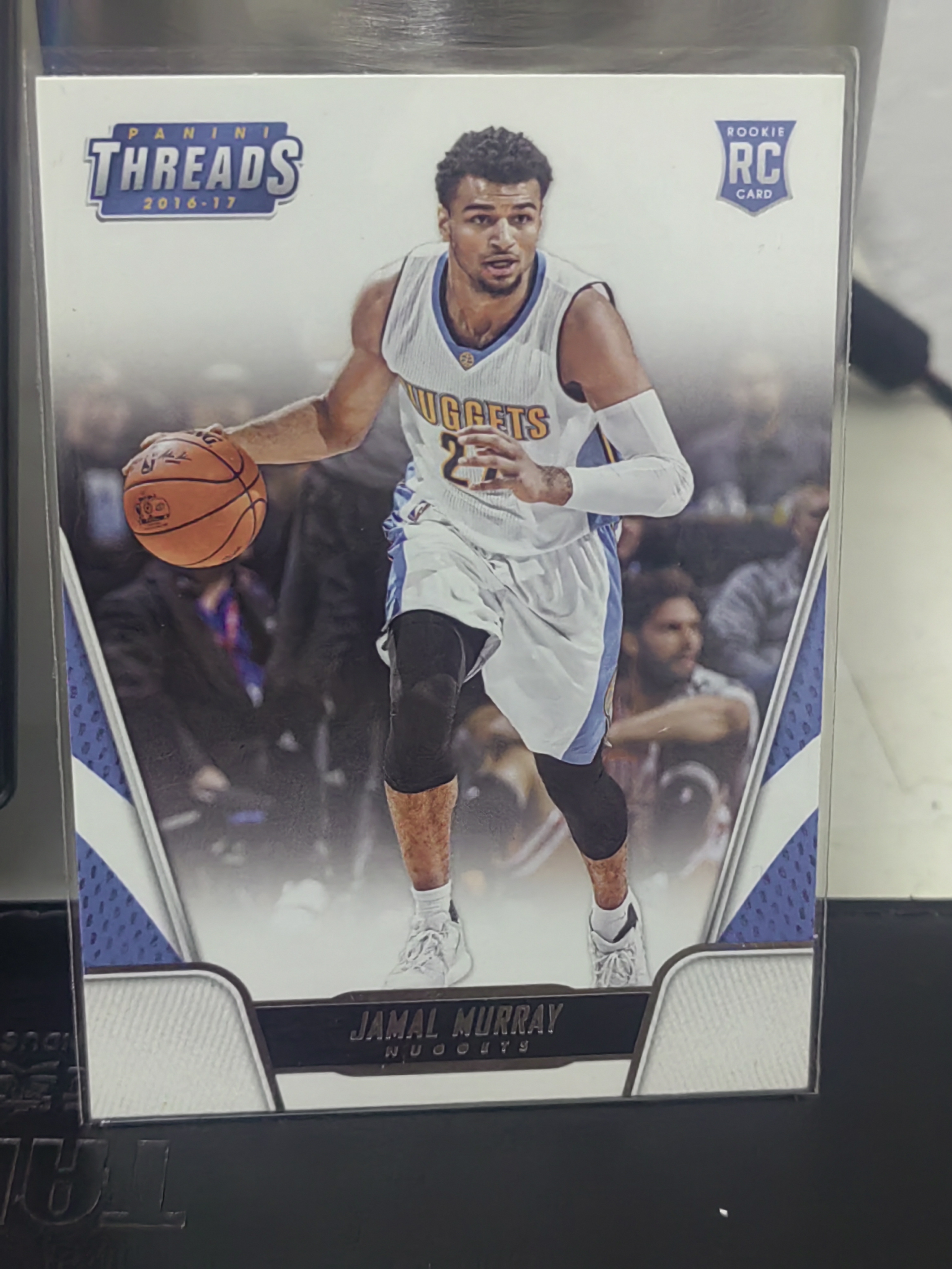 2016-17 Panini Threads Jamal Murray RC 小背心 新秀 贾马尔 穆雷 掘金 篮 白边白角 不保卡品 卡品如图