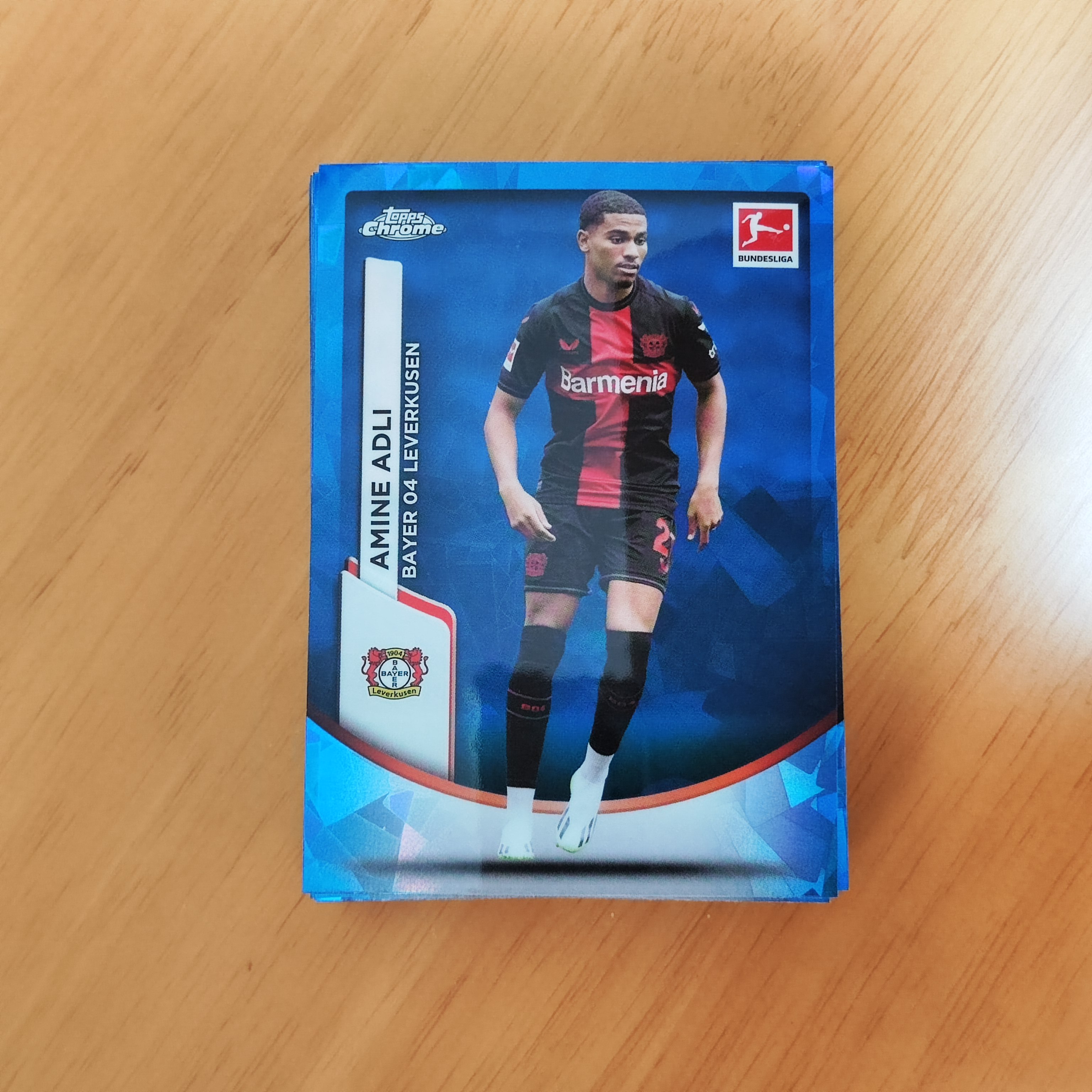 2024 【YM拍卖-代卖/回收】 topps chrome 德甲 Amine Adli 阿明 阿德利 勒沃库森  卡品如图 Y0049