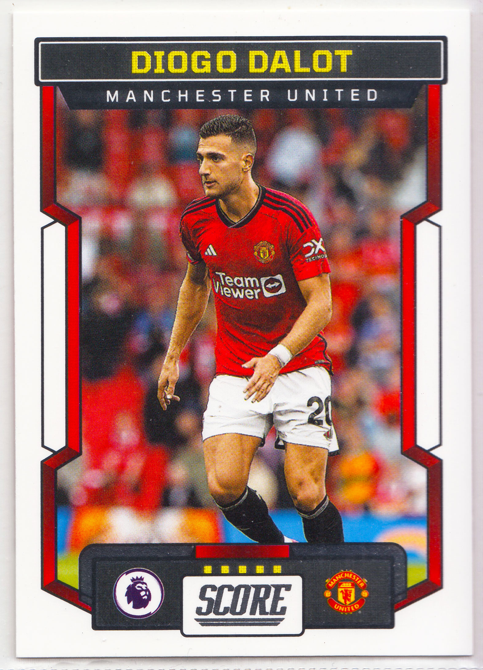 【ABC1 Card Market】2023-24 Panini Score Premier League Diogo Dalot 迪奥戈 达洛特 Manchester United 曼彻斯特联 基础卡 #143 SC12776