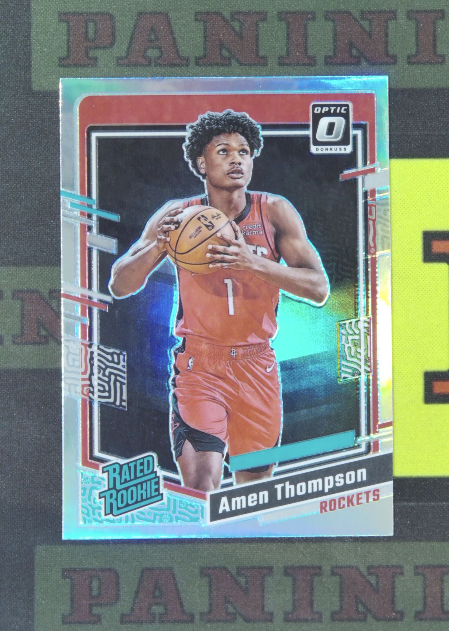 2023-24 Panini Donruss Optic Amen Thompson RC Nirvana Project 阿门 汤普森 火箭 新秀 银折 折射 OP 卡品如图 收藏必备 zz001