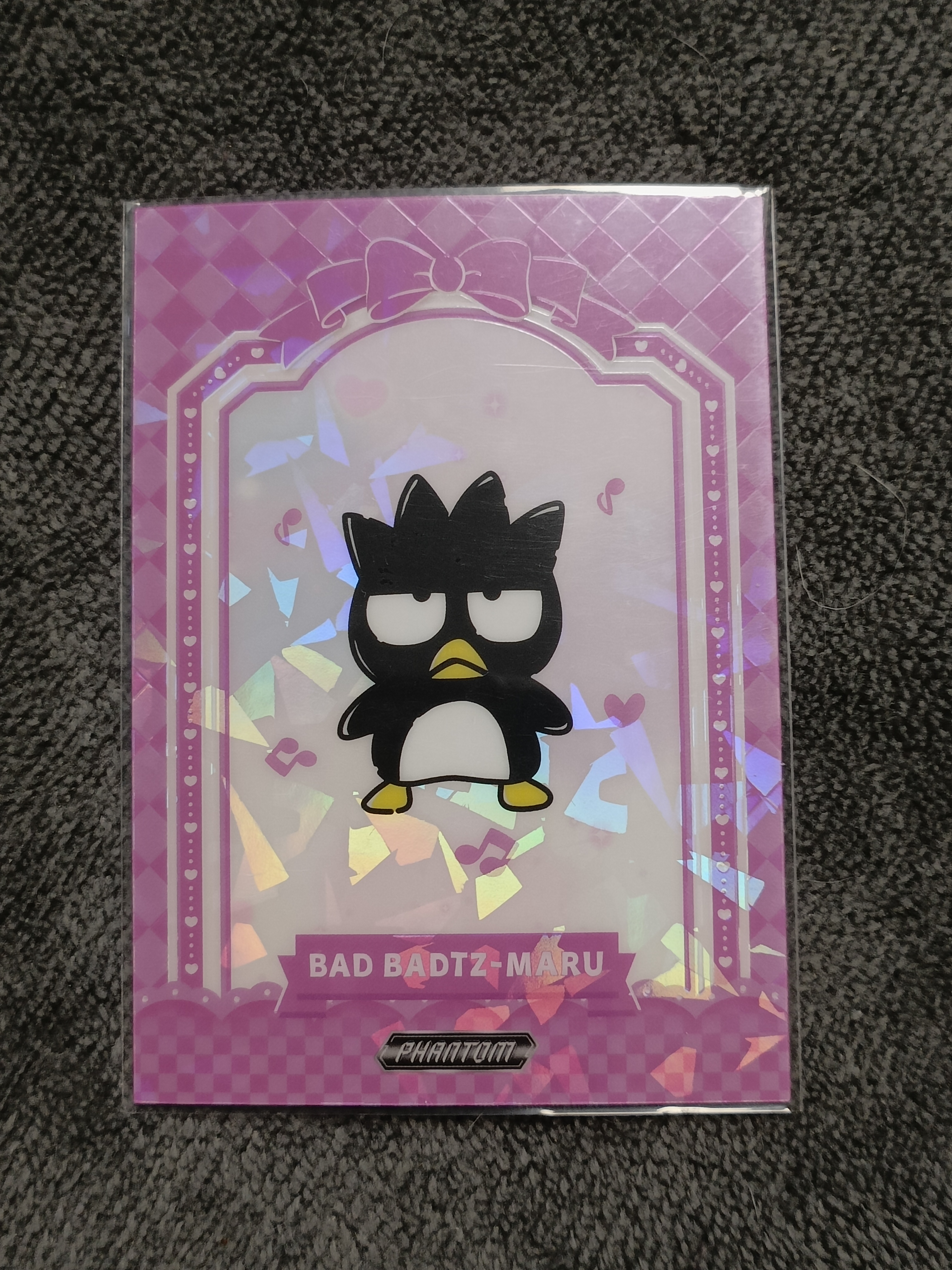 2023 Kakawow PHANTOM 三丽鸥家族系列收藏卡 BAD BADTZ-MARU 酷企鹅 【谦谦拍卖】PSA-IPU-10 紫折 038/115编 秋鹿