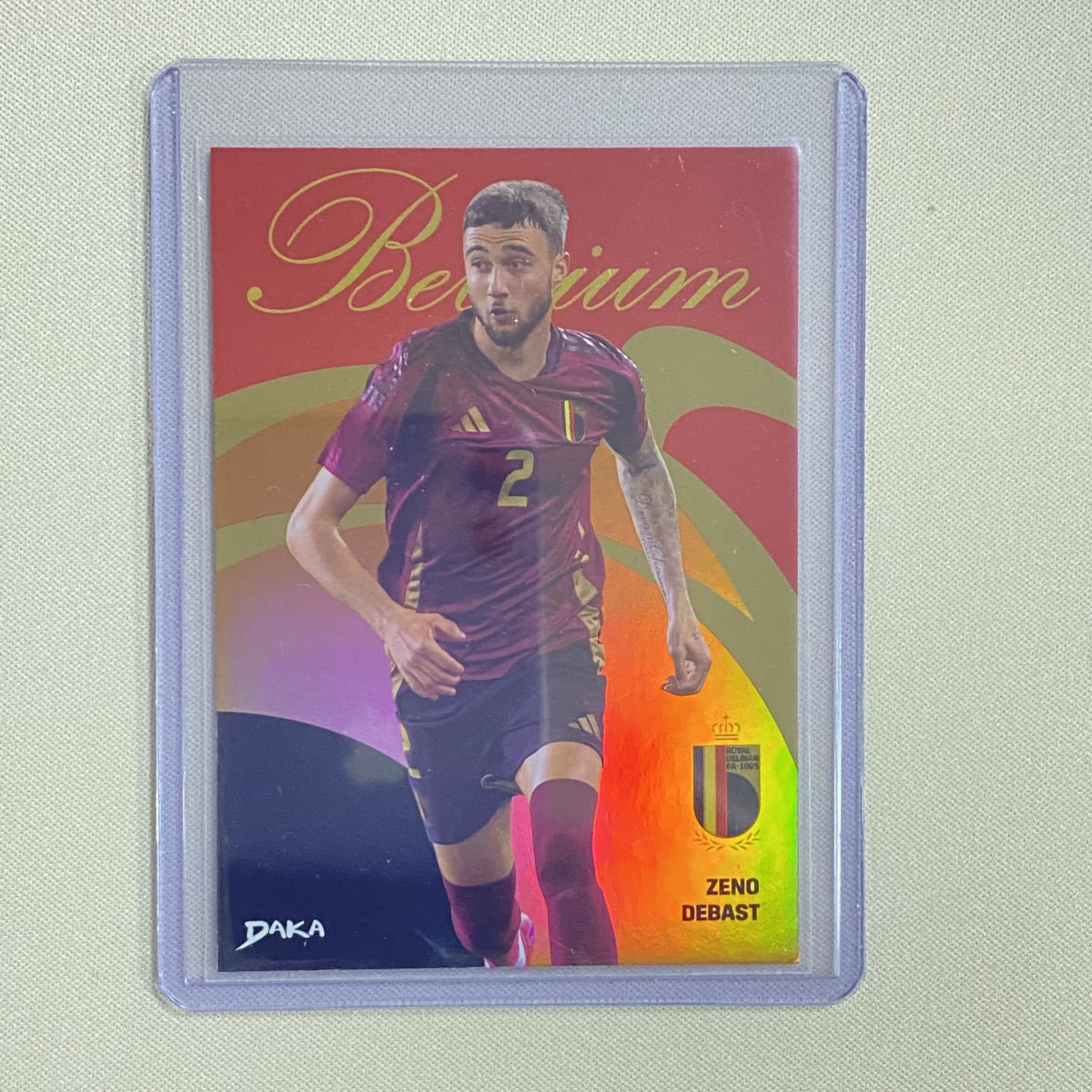 【速拍潮玩】2025 daka 德国队盒 zeno debast 橙折 德巴斯特 07/25编 卡品如图 DF064