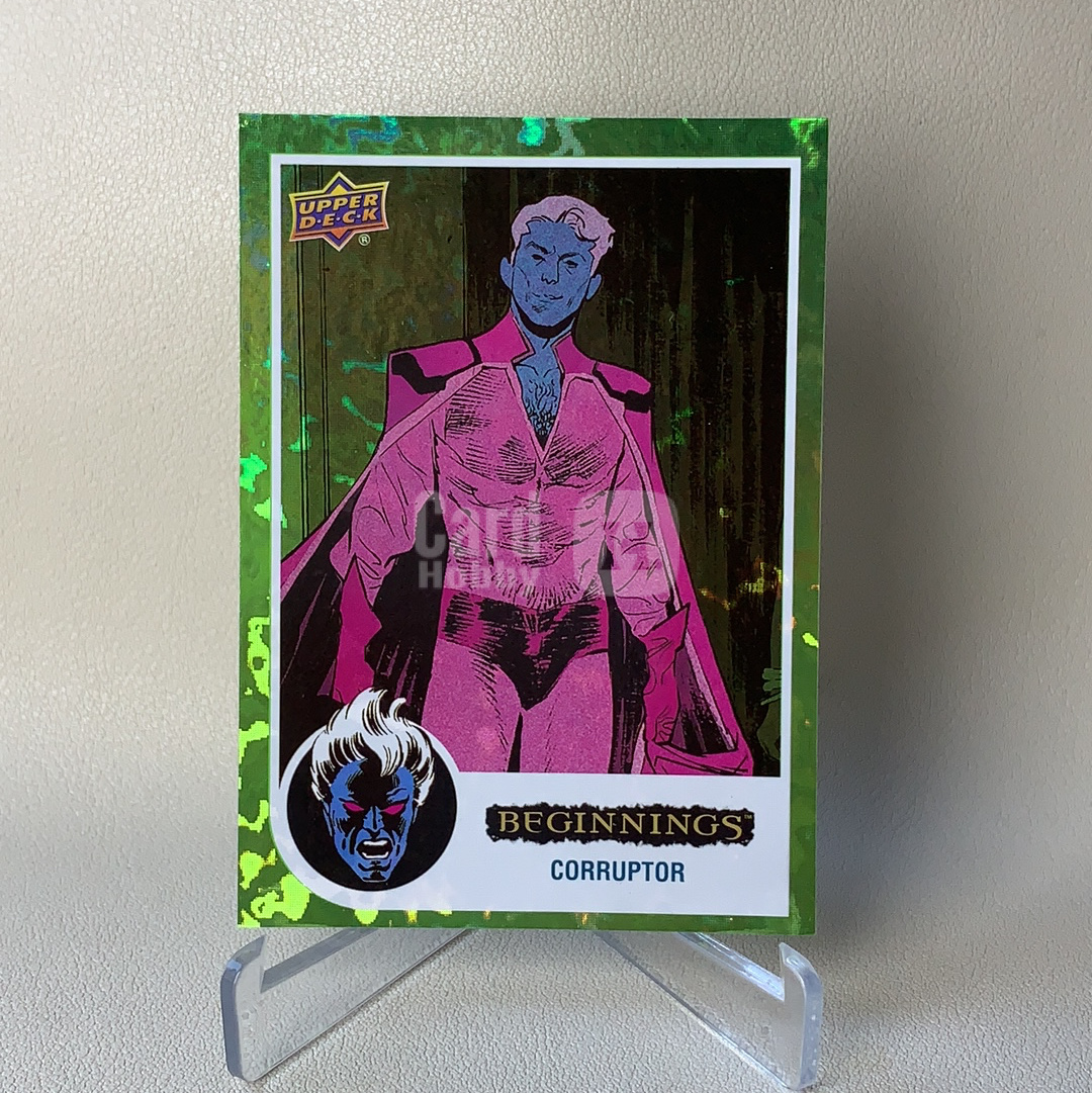 【弈卡代拍】2023 Marvel Upper Deck 漫威 Beginnings 开端2 06/61编 Corruptor 腐化者 绿彩虹折 绿折 折射 低编 品相如图 凑套必备 赵总