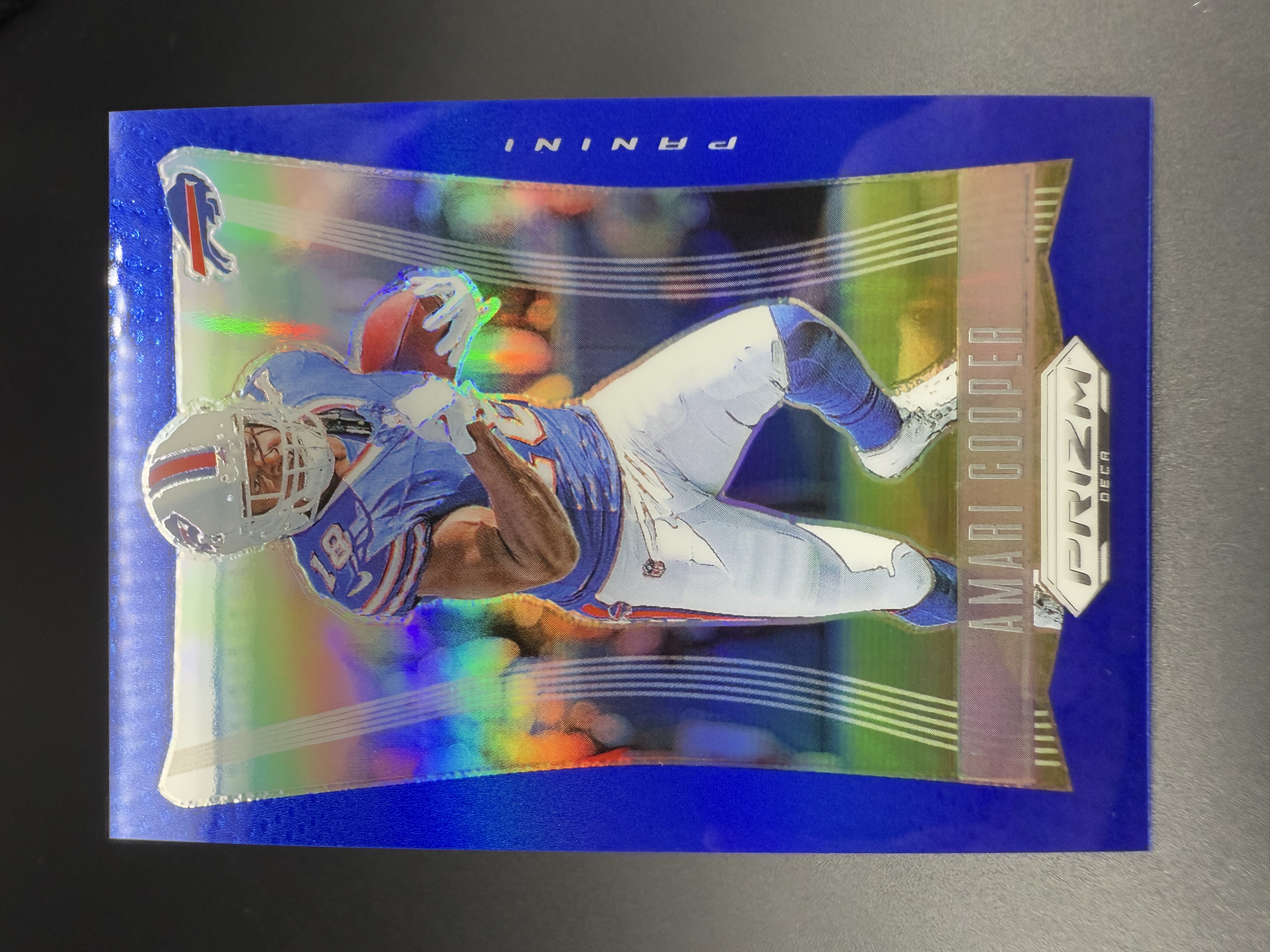 2024 Panini Prizm Deca Amari Cooper 【湖水蓝拍卖】 阿马里 库珀 布法罗比尔 PZ NFL 复古蓝折 折射 149编  专收必备 ZG