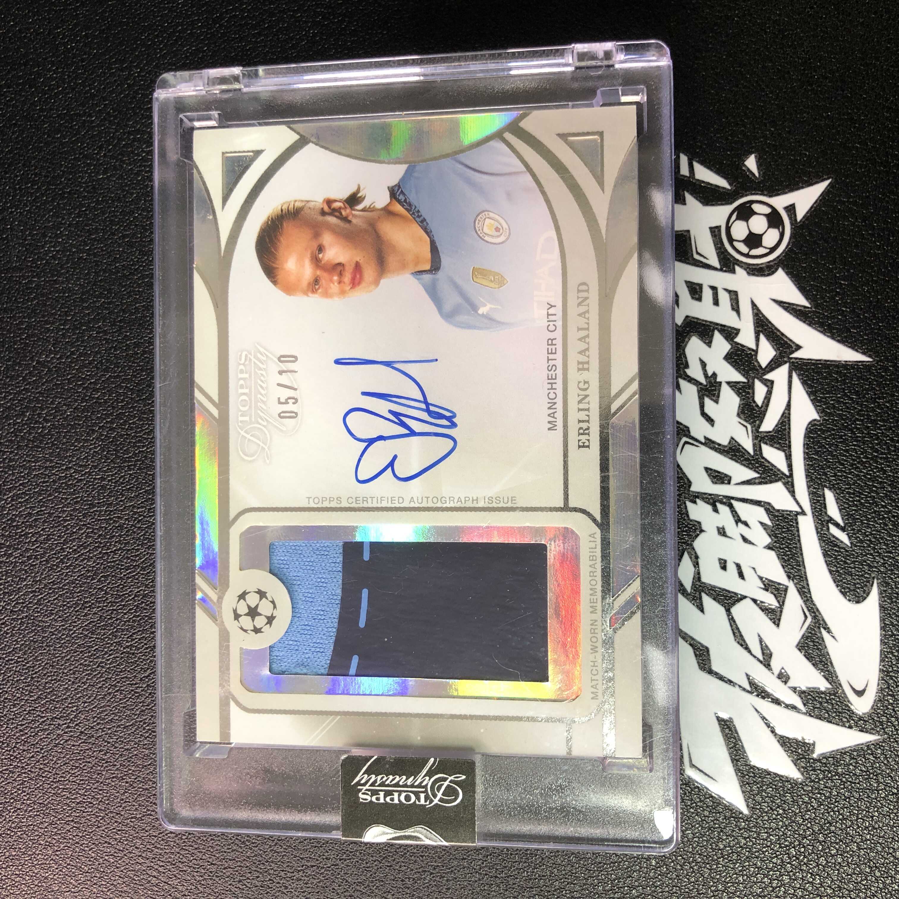 【拔脚精品】2025 Topps Dynasty足球世界最高端系列 王朝 5/10编 卡签 签字 哈兰德 多特蒙德 曼城 进球机器 ...