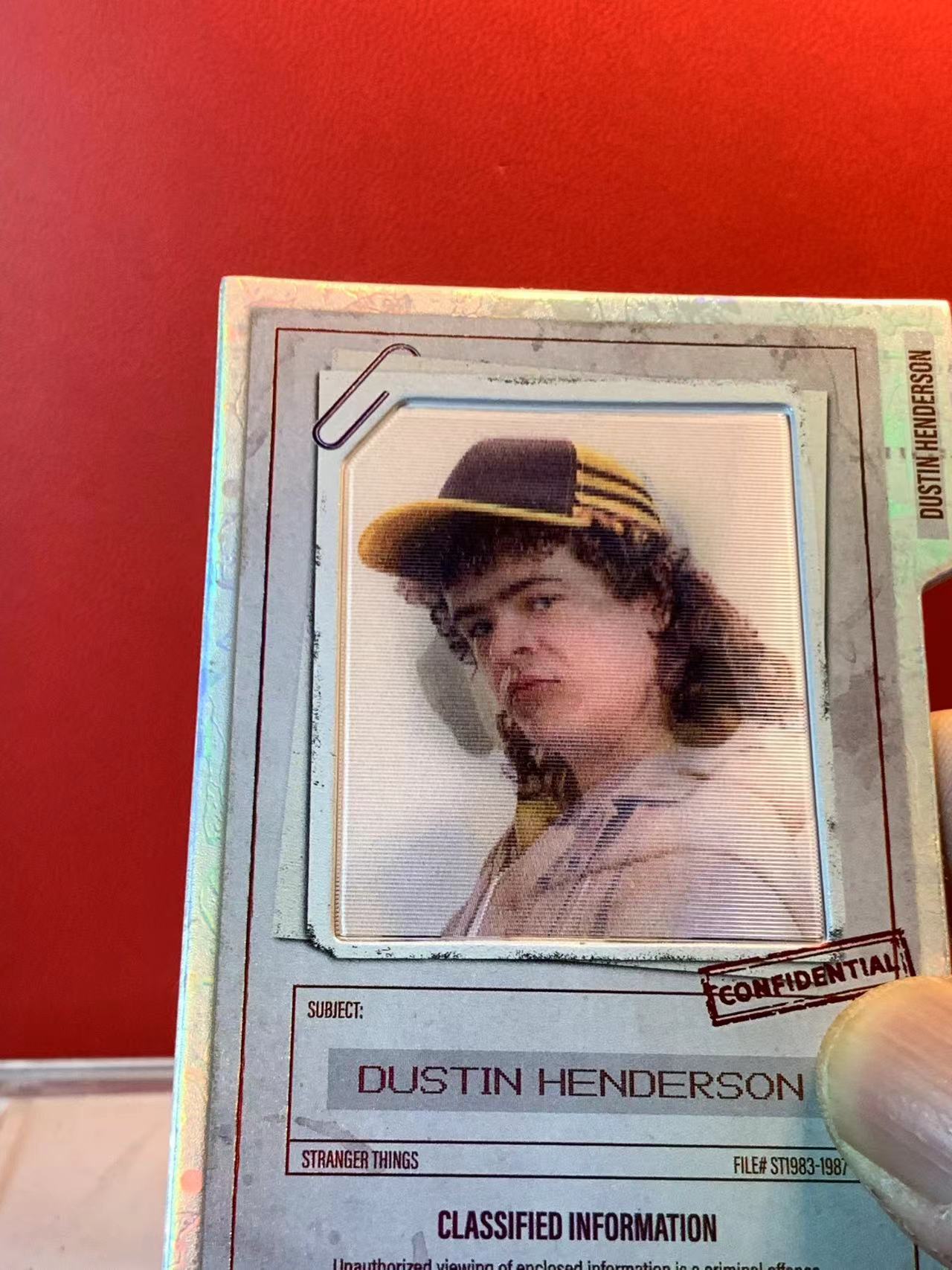 (詹叔代拍)2026 WUSTYLE Stranger Things 怪奇物语 Dustin Henderson 达斯汀 机密档案 四重变化版 i3