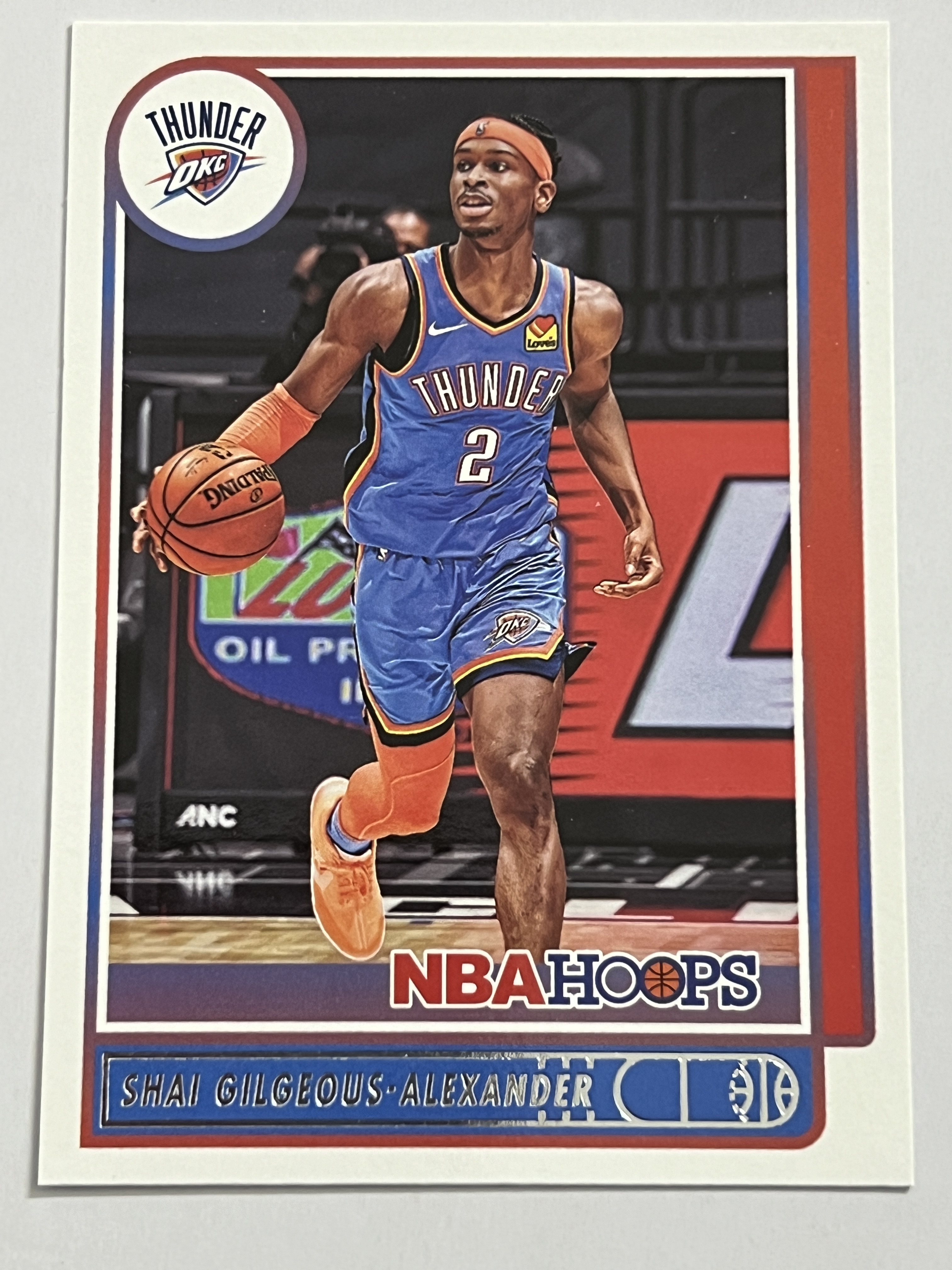 2021-22 Panini Hoops Shai Gilgeous-Alexander 谢伊 吉尔杰斯 亚历山大 雷霆队 热门球星 收藏必备 实卡精美 #3