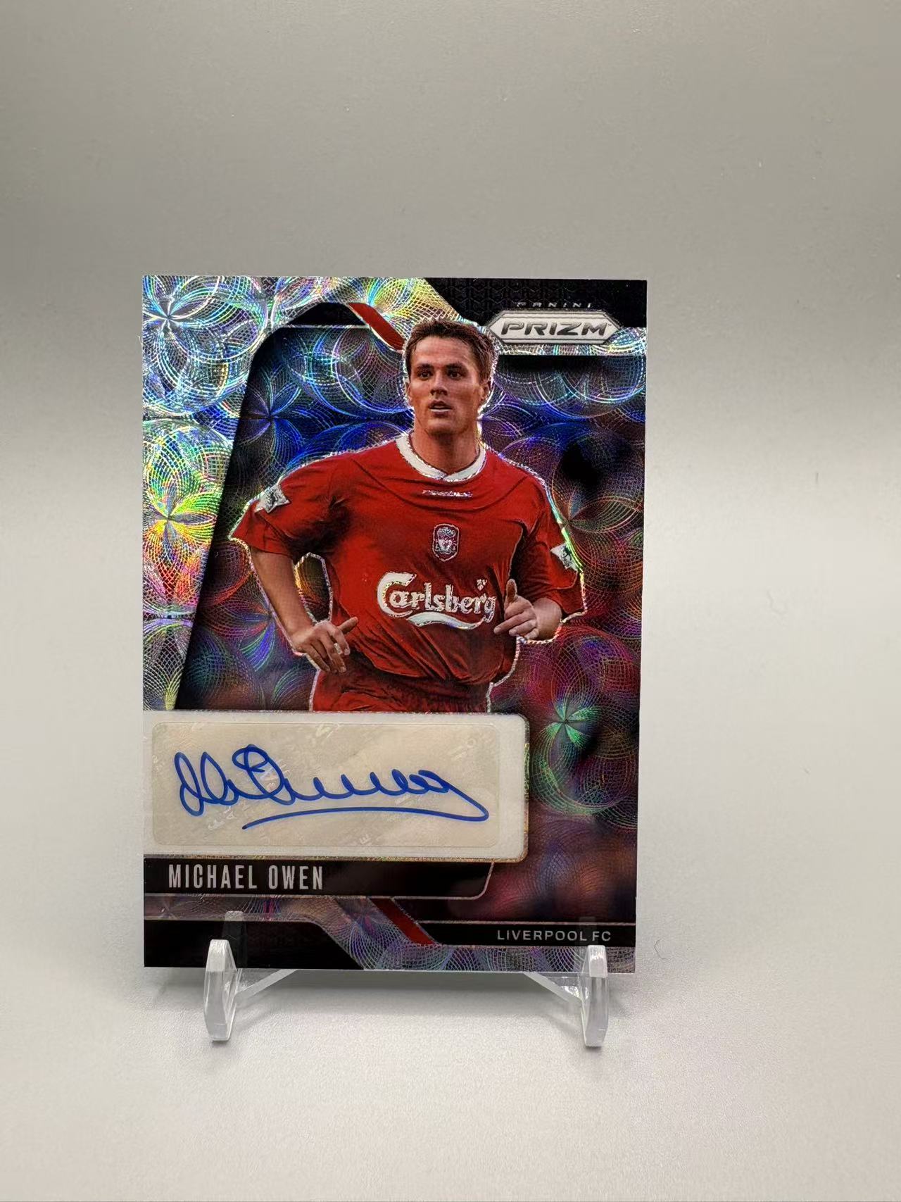 2024-25 Panini Prizm michael owen 【灰灰代拍】全新英超PZ 利物浦 欧文 圈圈折 不带编 签字 随无