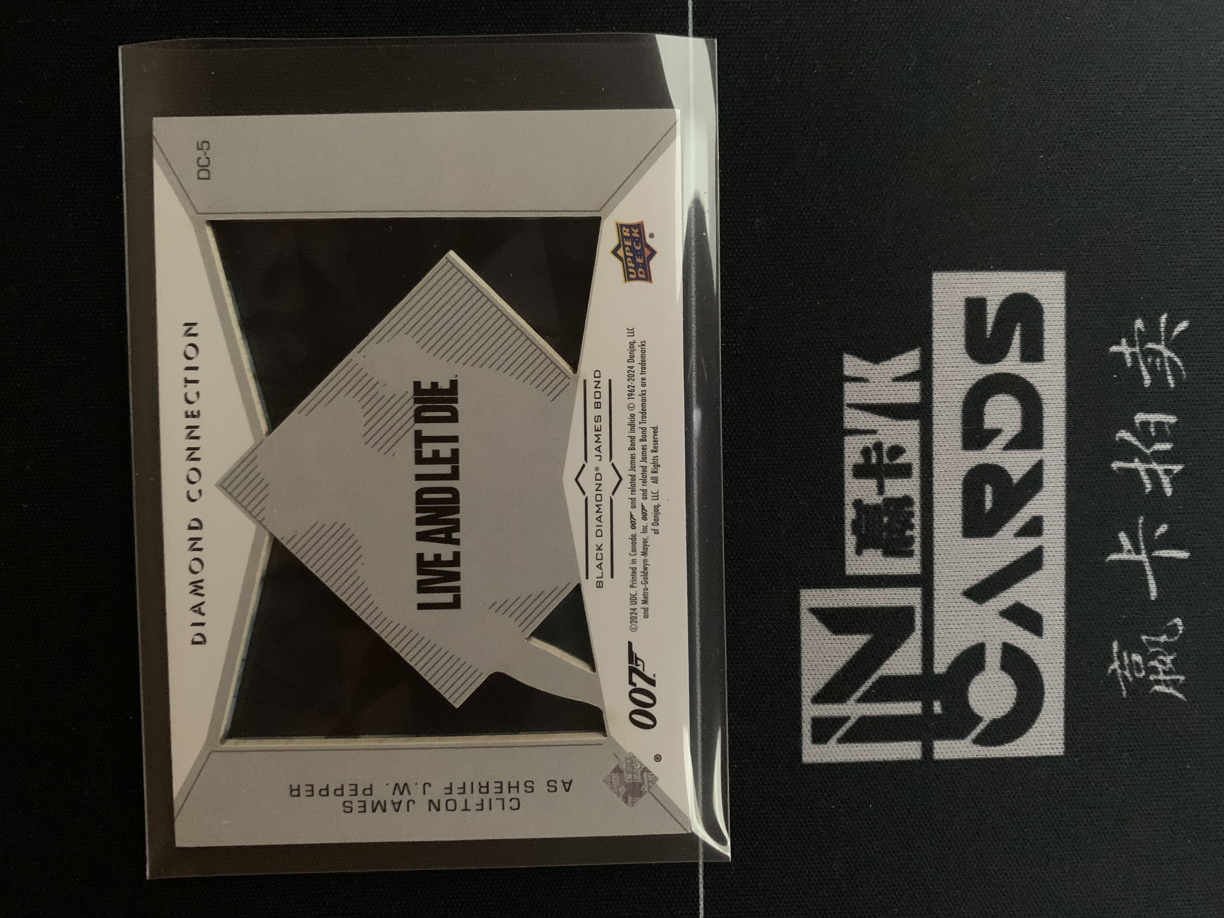 2024 Upper Deck James Bond 007 大黑钻 #DC-5 警长 黑钻钻石联接胶片特卡 35/99编 卡品如图 收藏必备 ALLEN