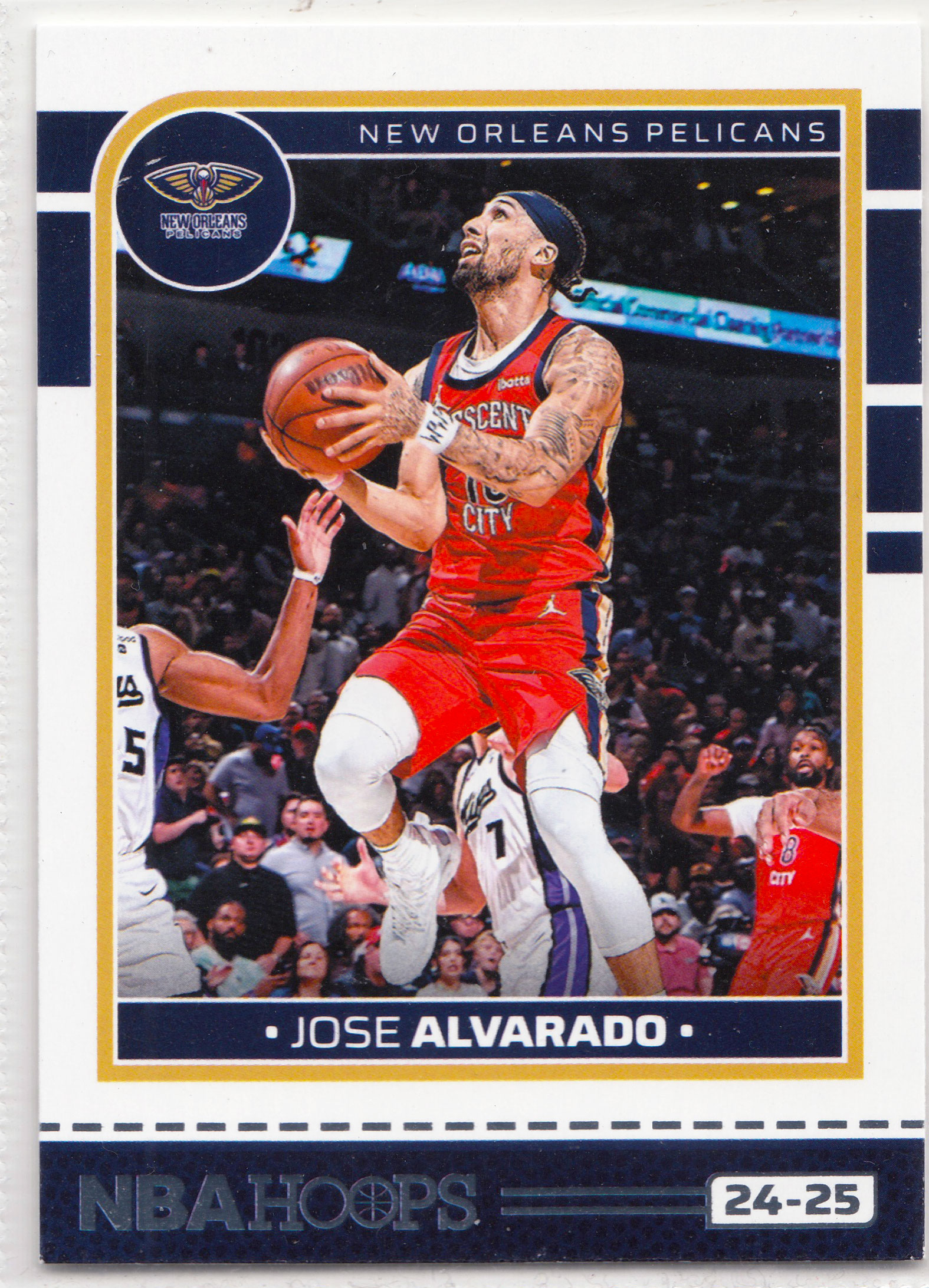 【ABC1 Card Market】2024-25 Panini NBA Hoops Basketball Jose Alvarado 何塞 阿尔瓦拉多 New Orleans Pelicans 鹈鹕 #102 凑套专收必备 HP11787