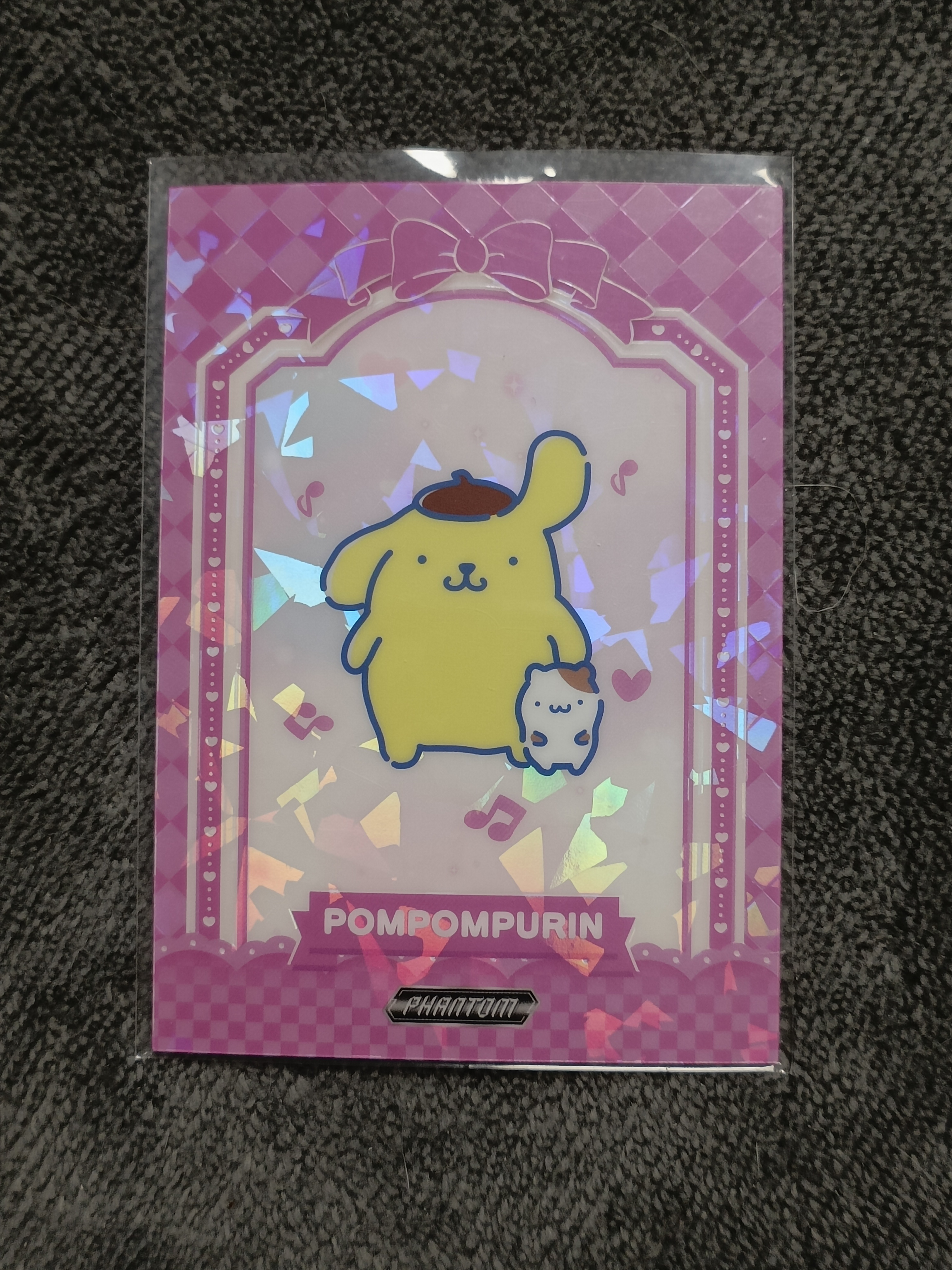 2023 Kakawow PHANTOM 三丽鸥家族系列收藏卡 POMPOMPURIN 布丁狗 【谦谦拍卖】PSA-IPU-19 紫折 062/115编 秋鹿