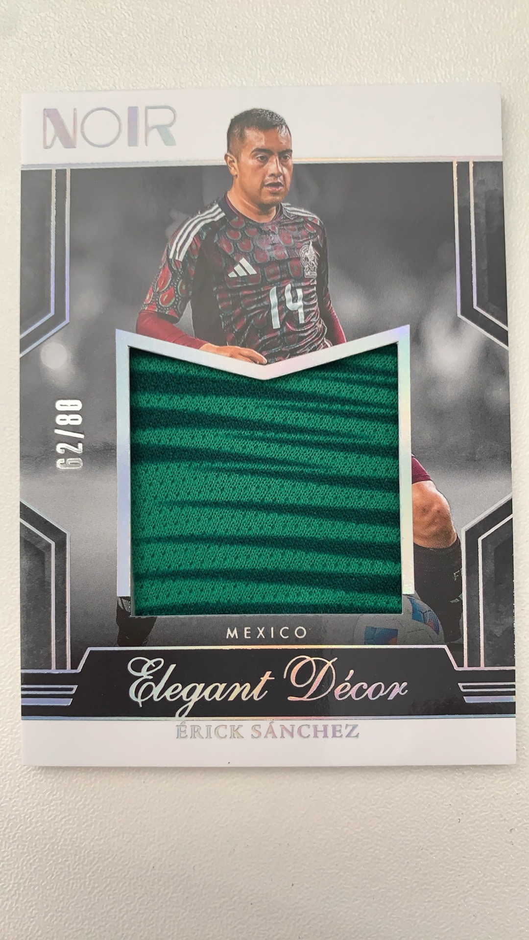 2024-25 Panini Noir Sanchez 埃里克 桑切斯 墨西哥 大窗 球衣物料 限量80编