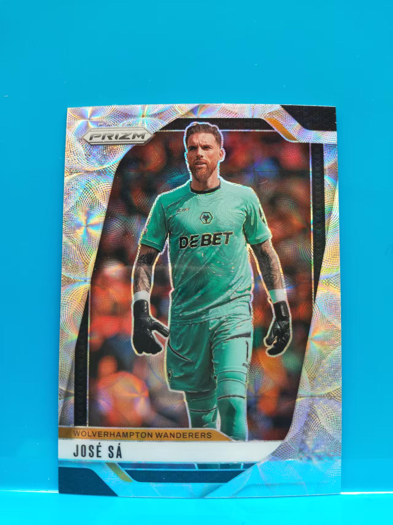 2024-25 Panini Prizm jose sa 若泽 萨 狼队  圈圈折 英超PZ 卡品如图 W007H
