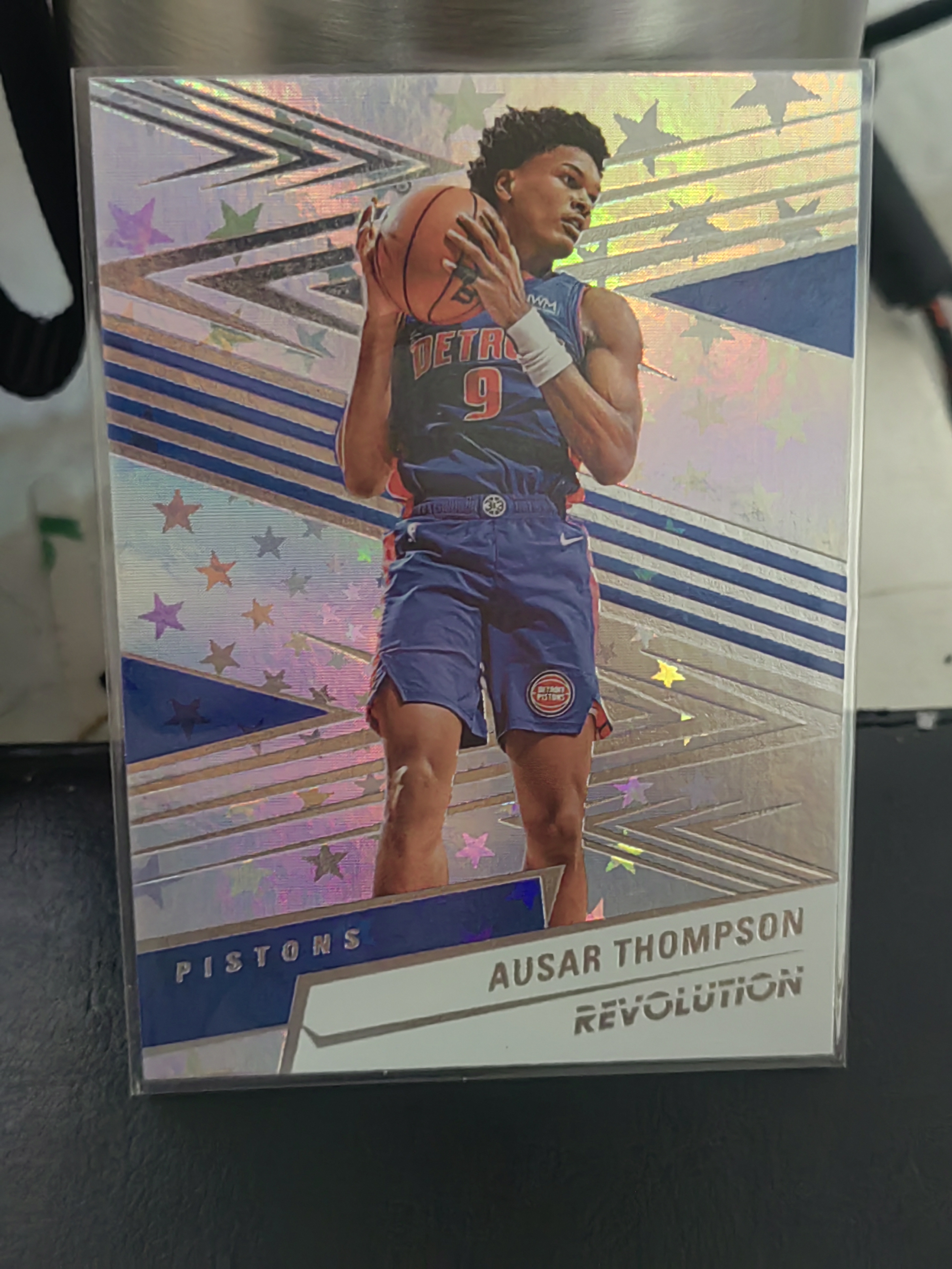 2024-25 Panini Revolution Ausar Thompson 革命 奥萨尔 汤普森 活塞 星星 篮 白边白角 不保卡品 卡品如图