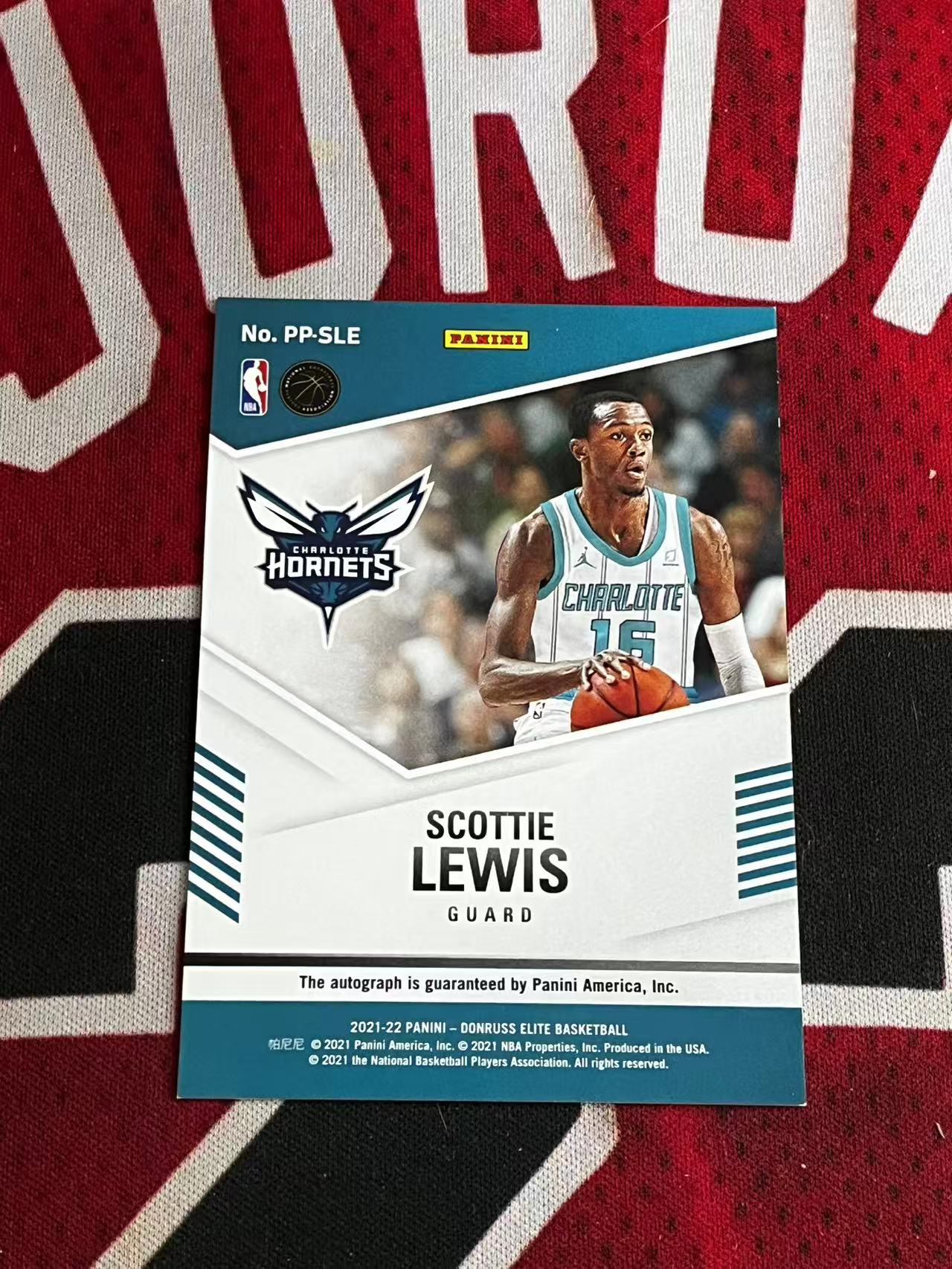 【接寄拍】2021-22 PANINI ELITE 精英系列 黄蜂 新秀RC 斯科蒂刘易斯 25编 低编 签字卡 卡签 笔友签 专收凑套必备【烂臭嘴拍卖】