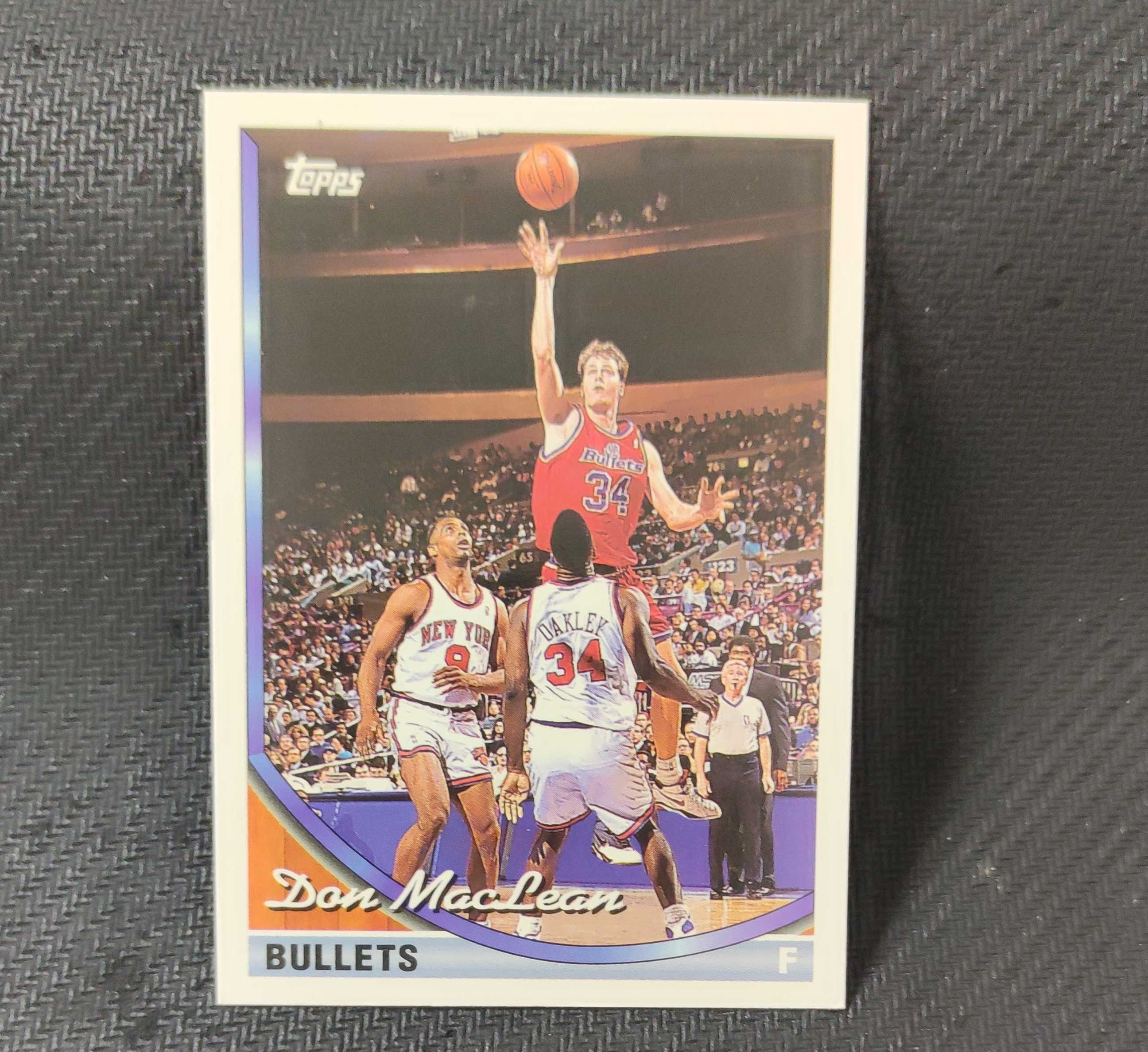 1993 Topps Basketball Don MacLean 唐 馬克倫 子彈隊(duì) no.55 湊套必備 可累計(jì)