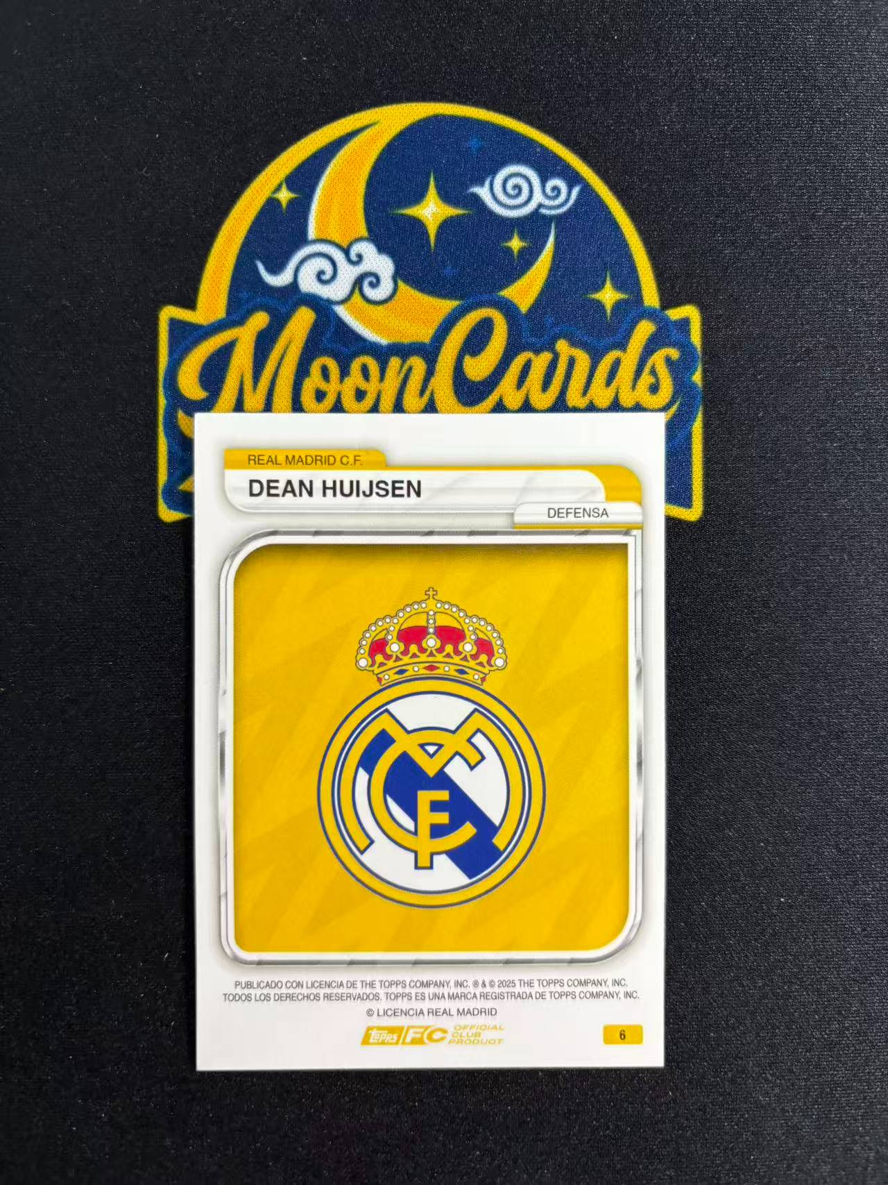 【梦卡拍卖】2025 Topps 皇马铁罐队盒 dean huijsen 迪恩 赫伊森 /275编 #DD# F白