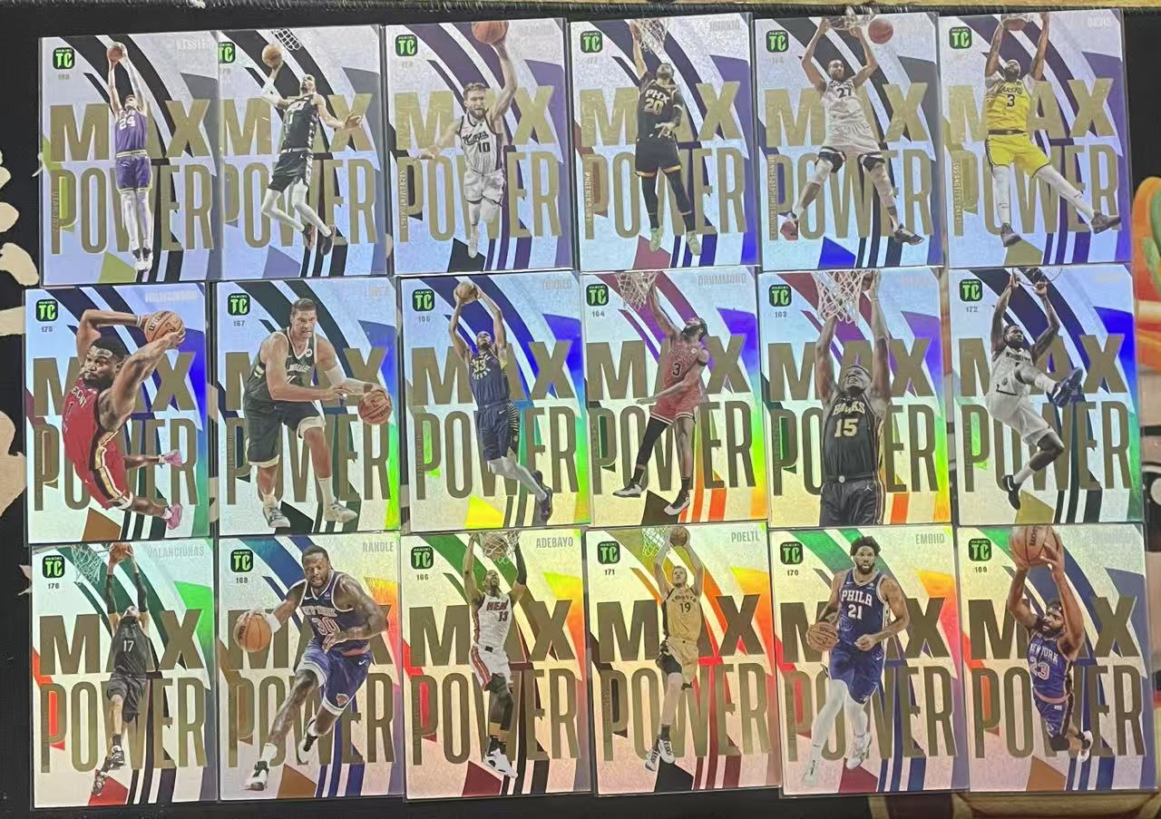 2023-24 Panini top class Victor Wembanyama 文班亚马 锡安 恩比德 浓眉·戴维斯 戈贝尔 max power tc 内线 打包 不保卡品 值得收藏(猴子卡社)