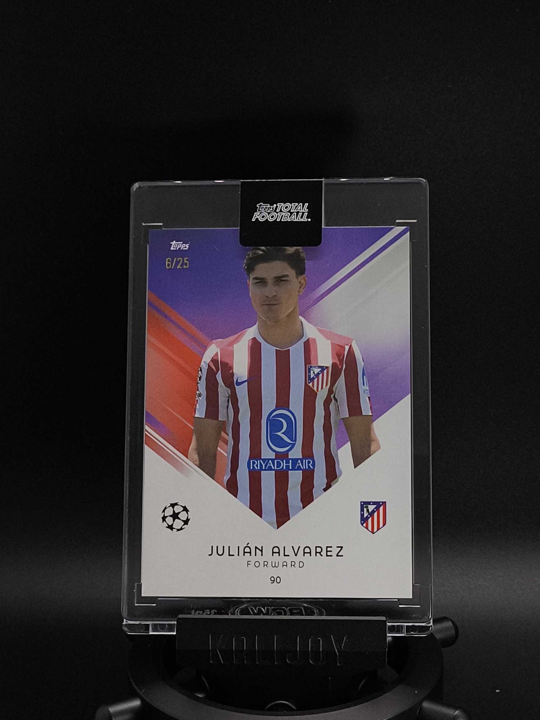 2025-26 Topps Total Football Julián Álvarez 胡利安·阿尔瓦雷斯 小蜘蛛 阿尔瓦雷斯 马德里竞技 马竞 阿根廷 6/25编 TTF 原封砖