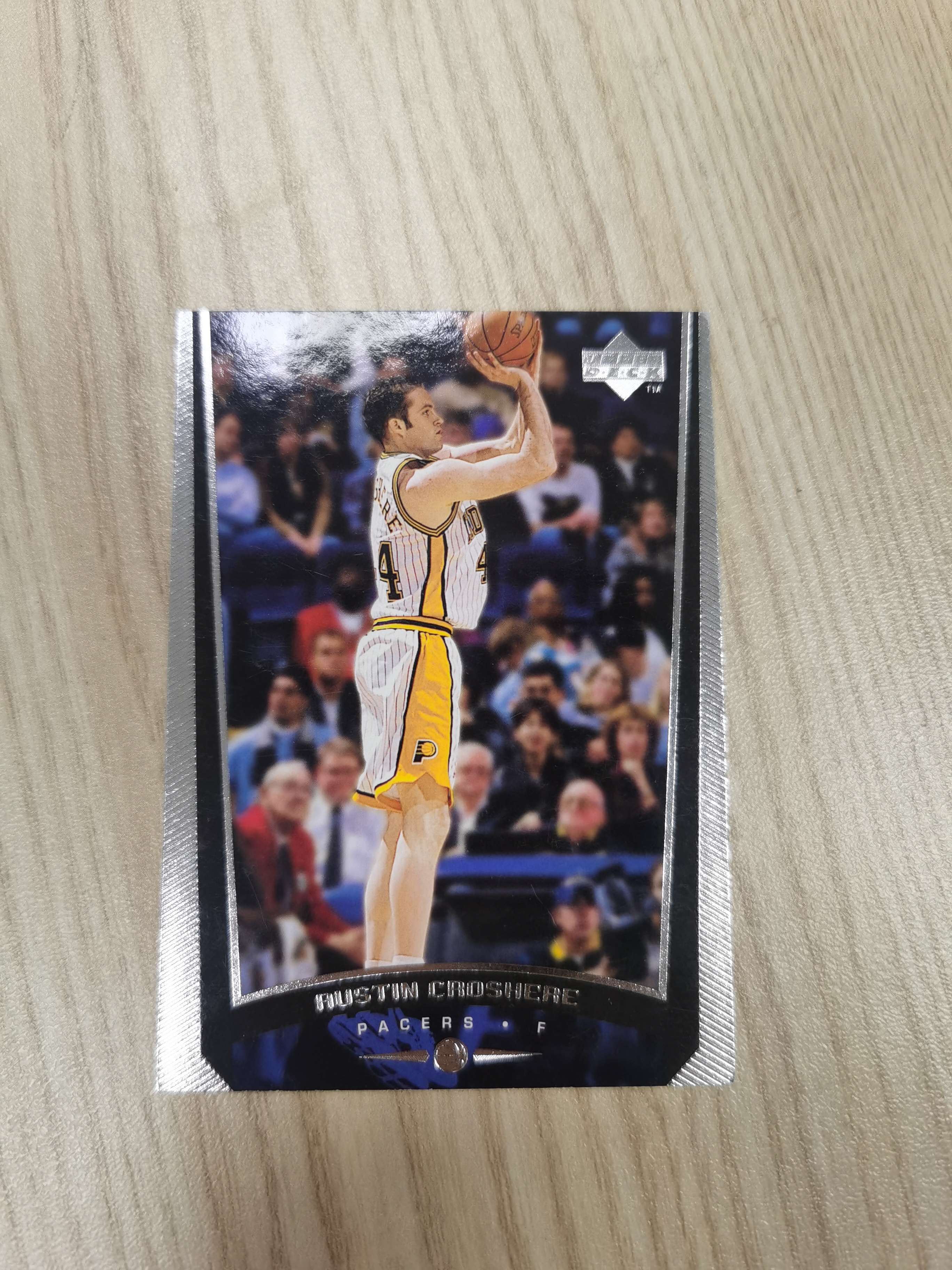 1998-99 Upper Deck Base Austin Croshere 1998-99 奥斯汀·克罗希尔 UD 银标 亮面 内外线多面手 硬通货 极具收藏价值 步行者