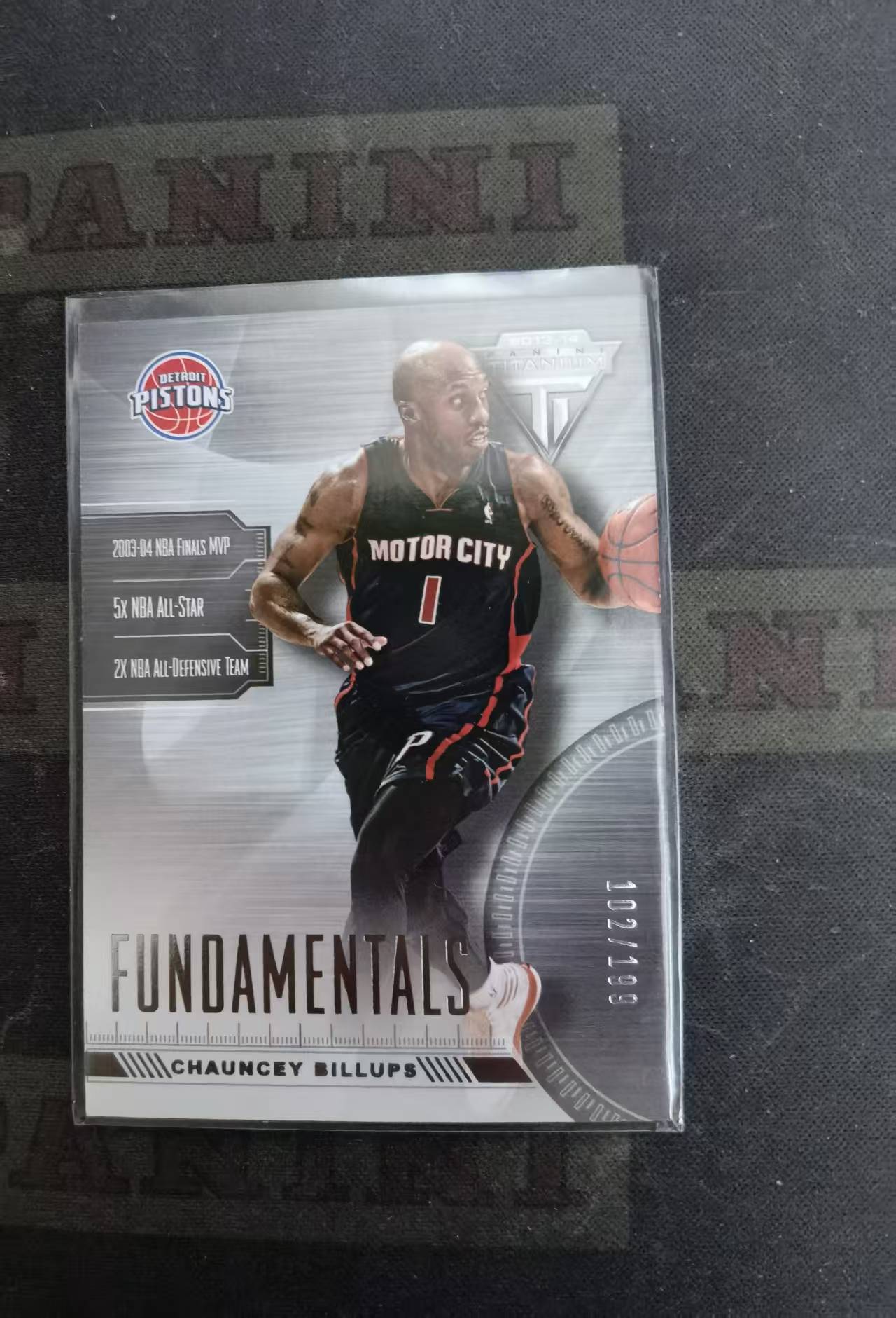 【DLDL拍卖】2013-14 PANINI-TITANIUM BASKETBALL CHAUNCEY BILLUPS 昌西・比卢普斯 限编102/199【卡边角表面见图】