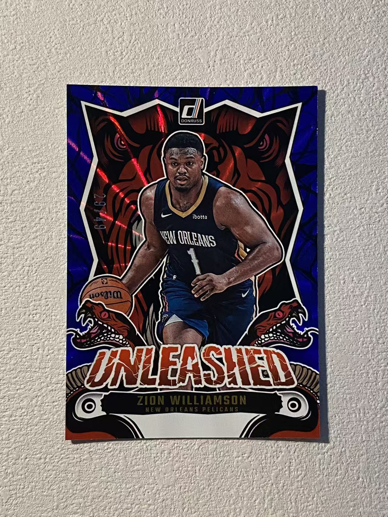 2024-25 Panini Donruss Damian Lillard 杜蕾斯 鹈鹕 锡安 威廉姆斯 /49编 野兽特卡 佛光折 折射 收藏必备