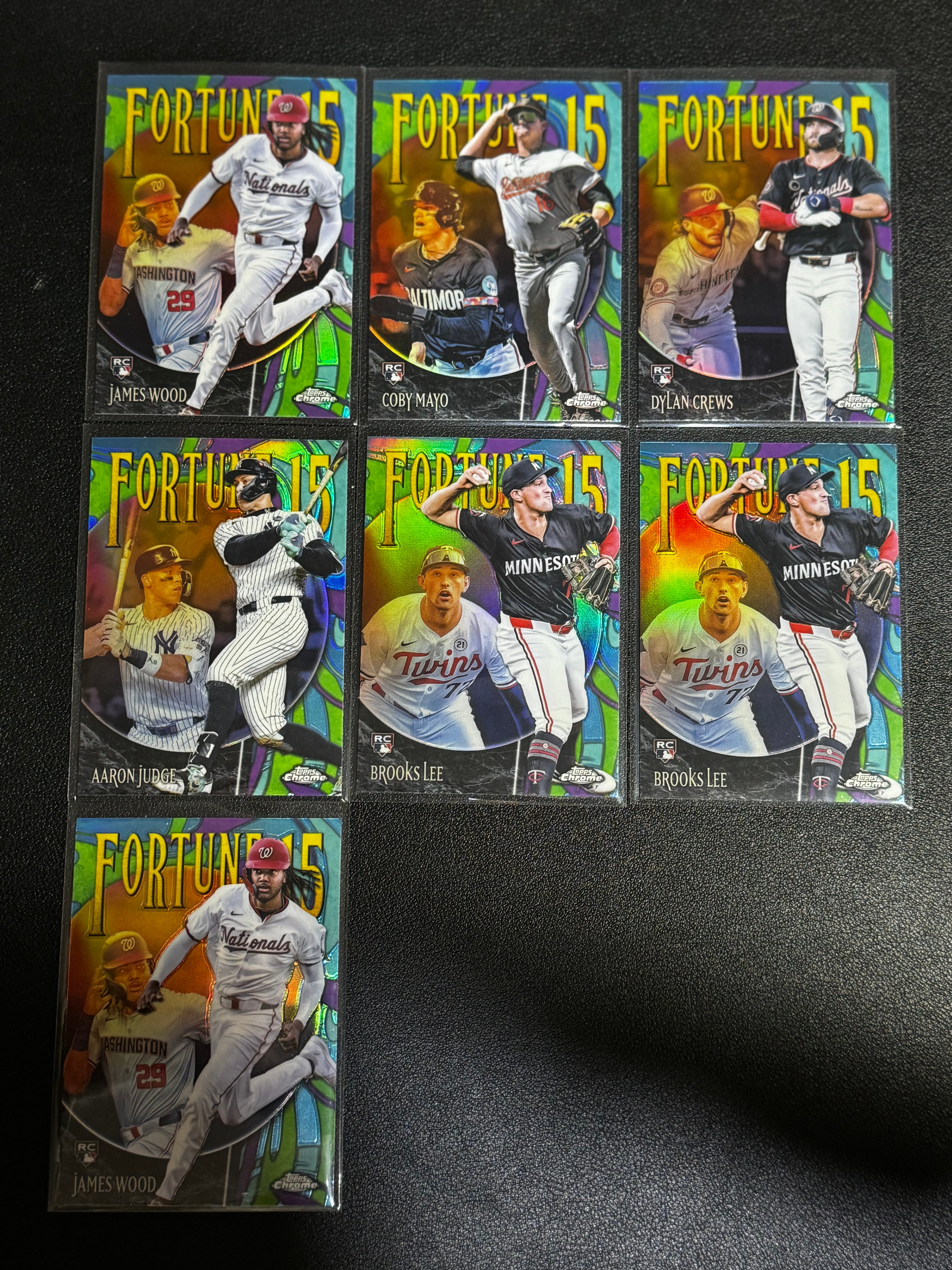 2025 Topps Chrome MLB 棒球大联盟 银折 Fortune 15 特卡 新秀 RC 科比・梅奥 Coby Mayo 迪伦・克鲁斯 Dylan Crews 等 潜力无限 LWDG