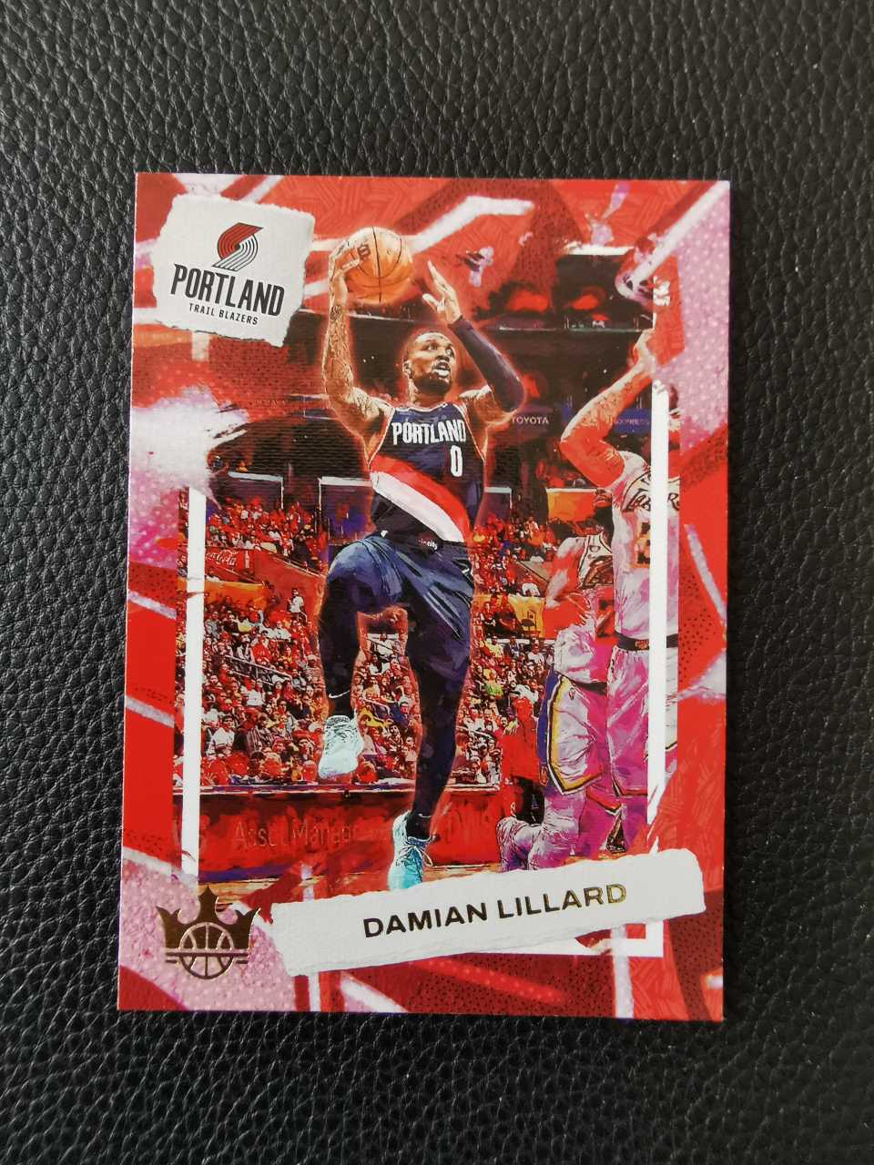 【金矿拍卖】2022-23 油画 court kings base 开拓者 达米安利拉德 damian lillard 利指导 表哥 超强投射 细线 羊415