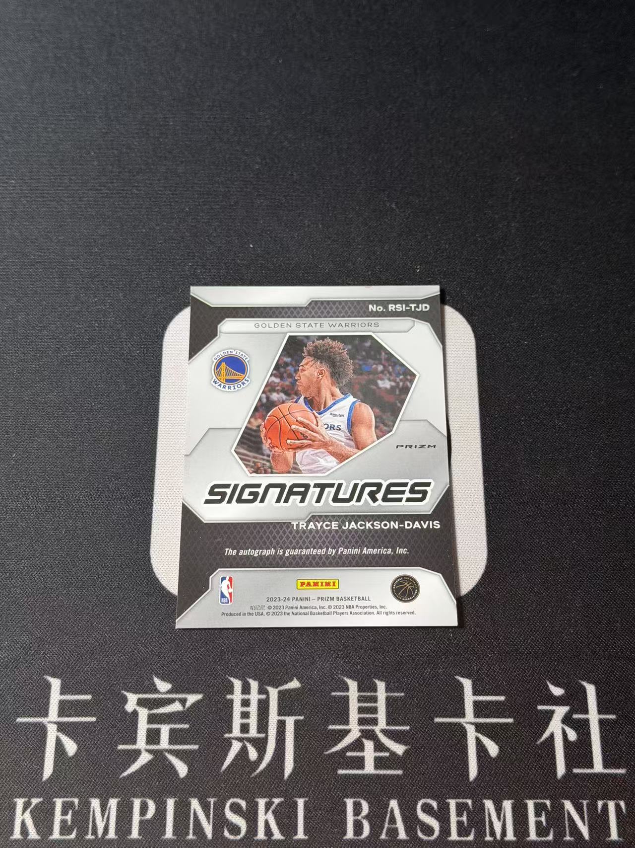 2023-24 Panini Prizm Trayce Jackson Davis RC 【卡宾】杰克逊 戴维斯 TJD 土鸡蛋 勇士 猛龙 PZ 国际版独占 新秀签字 蓝波纹 专收凑套必备 土狗