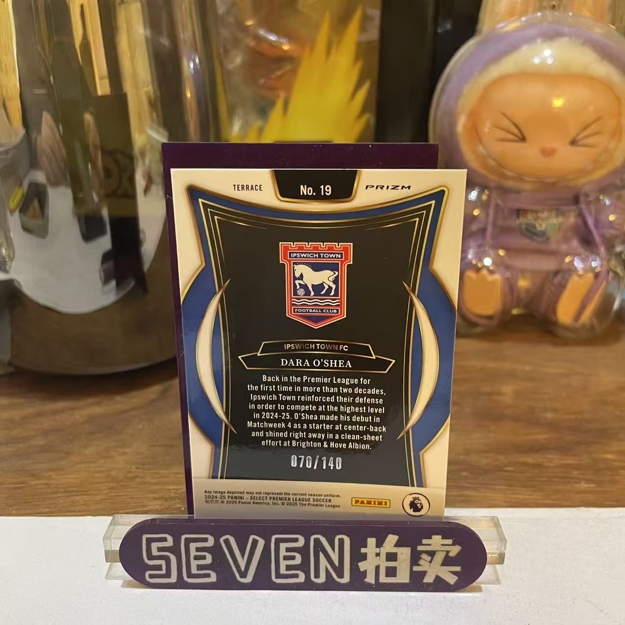 2025 Panini Select Dara O'Shea 【seven拍卖】伊普斯维奇 奥谢 070/140 卡品如图 细节如图 王盛