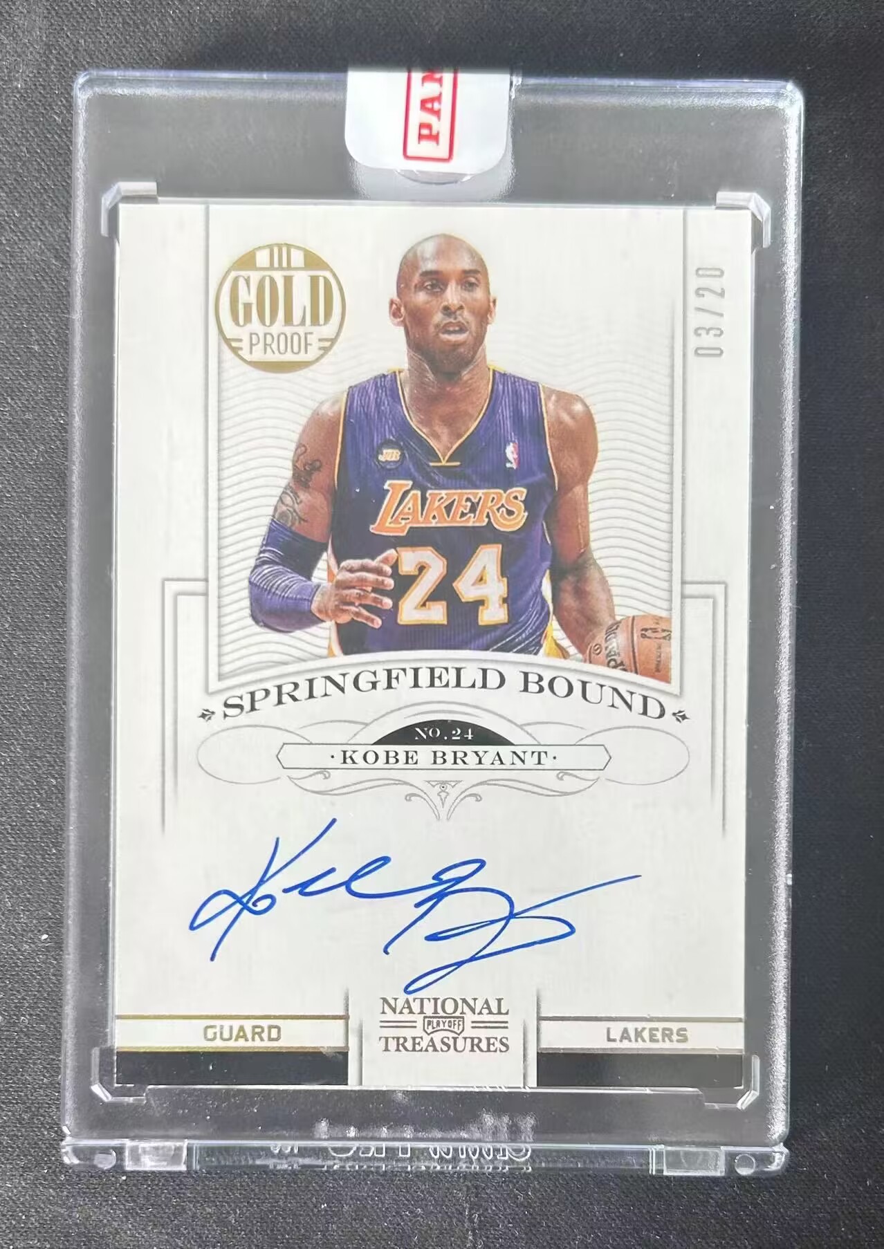 2012 13 Panini National Treasures Kobe Bryant 湖人 科比 布莱恩特 国宝 元年 签字 卡签 20编 原封砖【bo19】 卡淘 6643