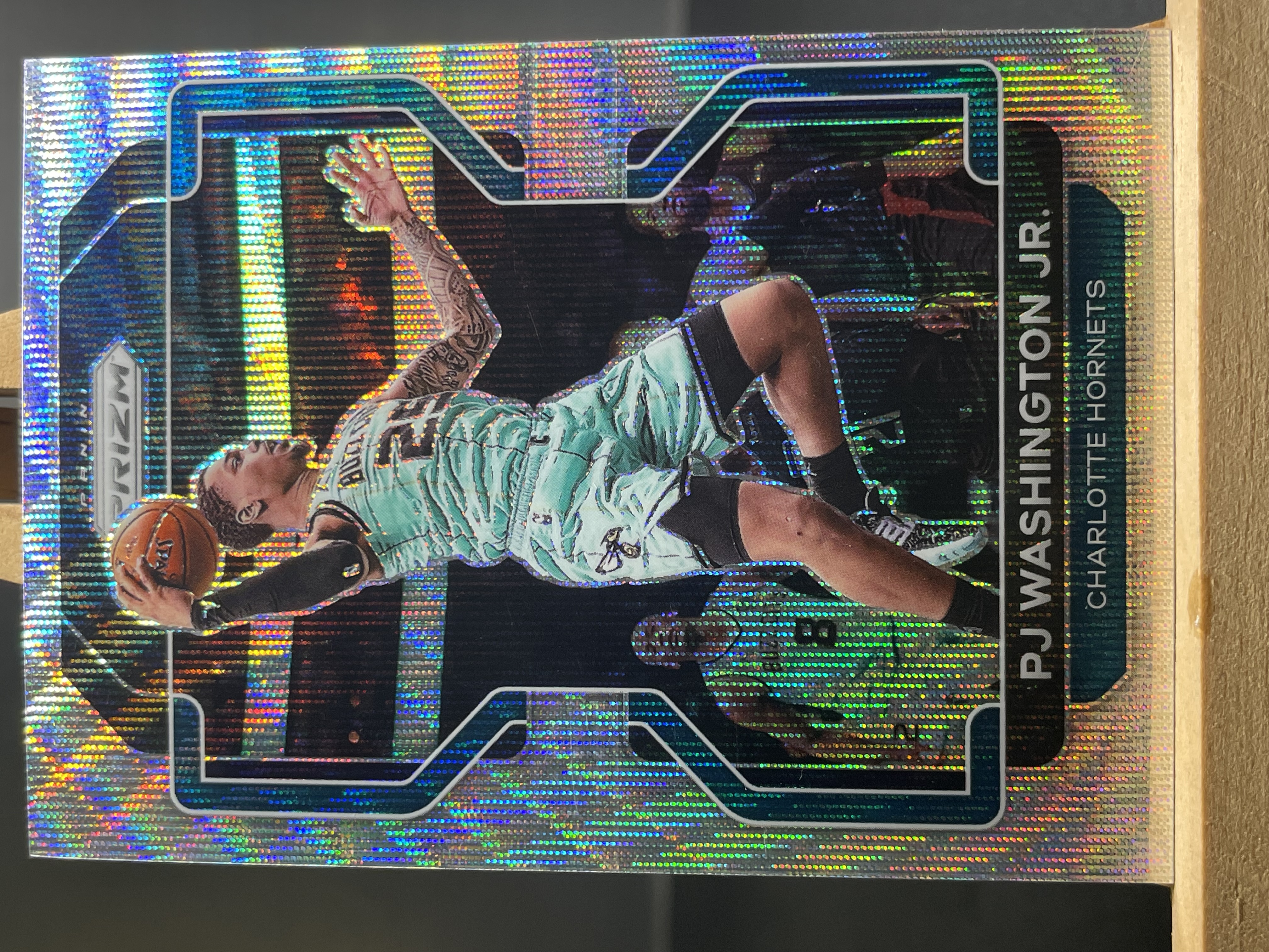 (A2) 2021-22 PANINI PRIZM 银波纹 P J 华盛顿 黄蜂 实卡好看 收藏凑套必备 卡品如图 !!!