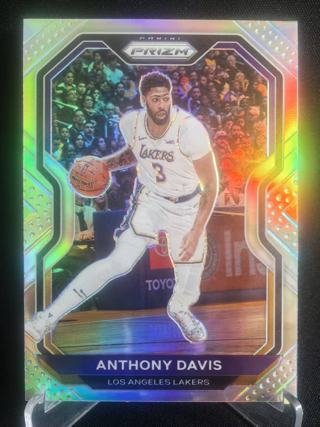 2020-21 Panini Prizm Anthony Davis 【球志潮玩】安东尼·戴维斯 NBA 湖人 银折 折射 卡品如图