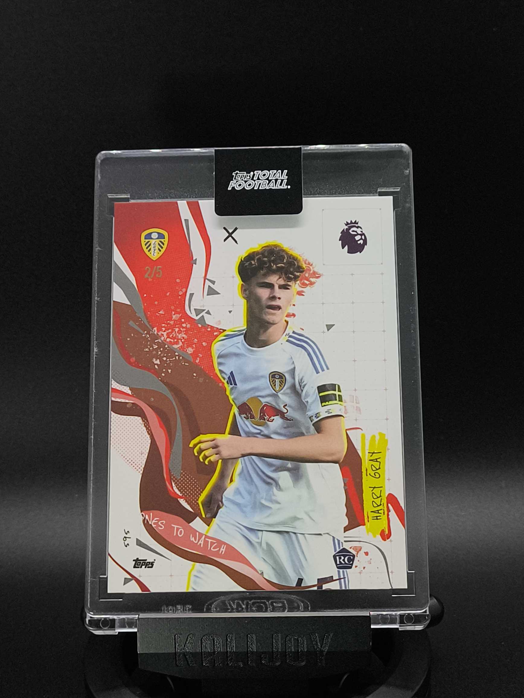 2025-26 Topps Total Football Harry Gray RC 哈里·格雷 利兹联 英格兰 2/5编 英超 新秀 TTF 原封砖