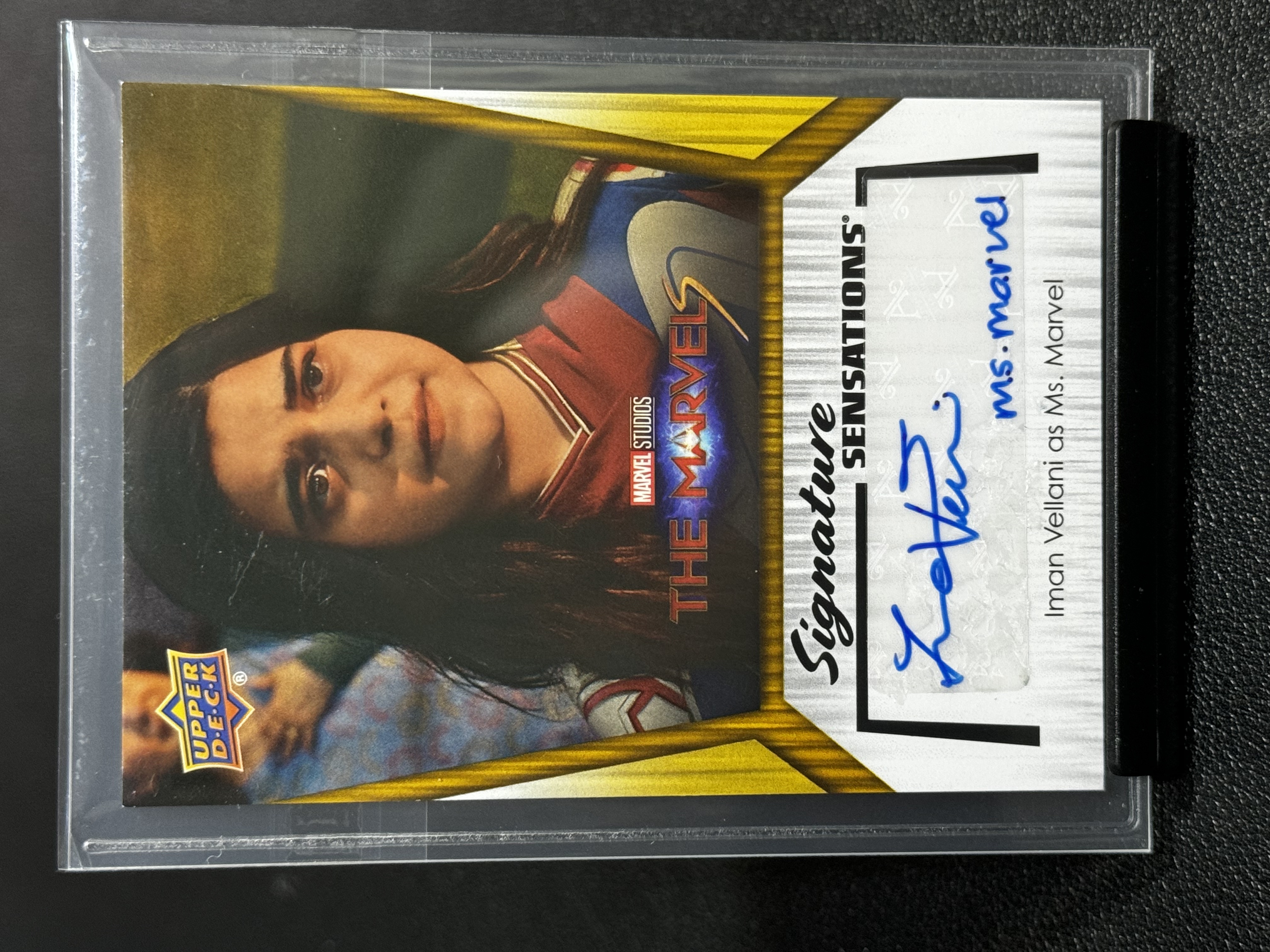 2024 Upper Deck Marvel (MCU) The Marvels UD 漫威 影视 惊奇队长2 演员 签字 Auto 铭文签 伊曼・韦拉尼 Iman Vellani LWLP