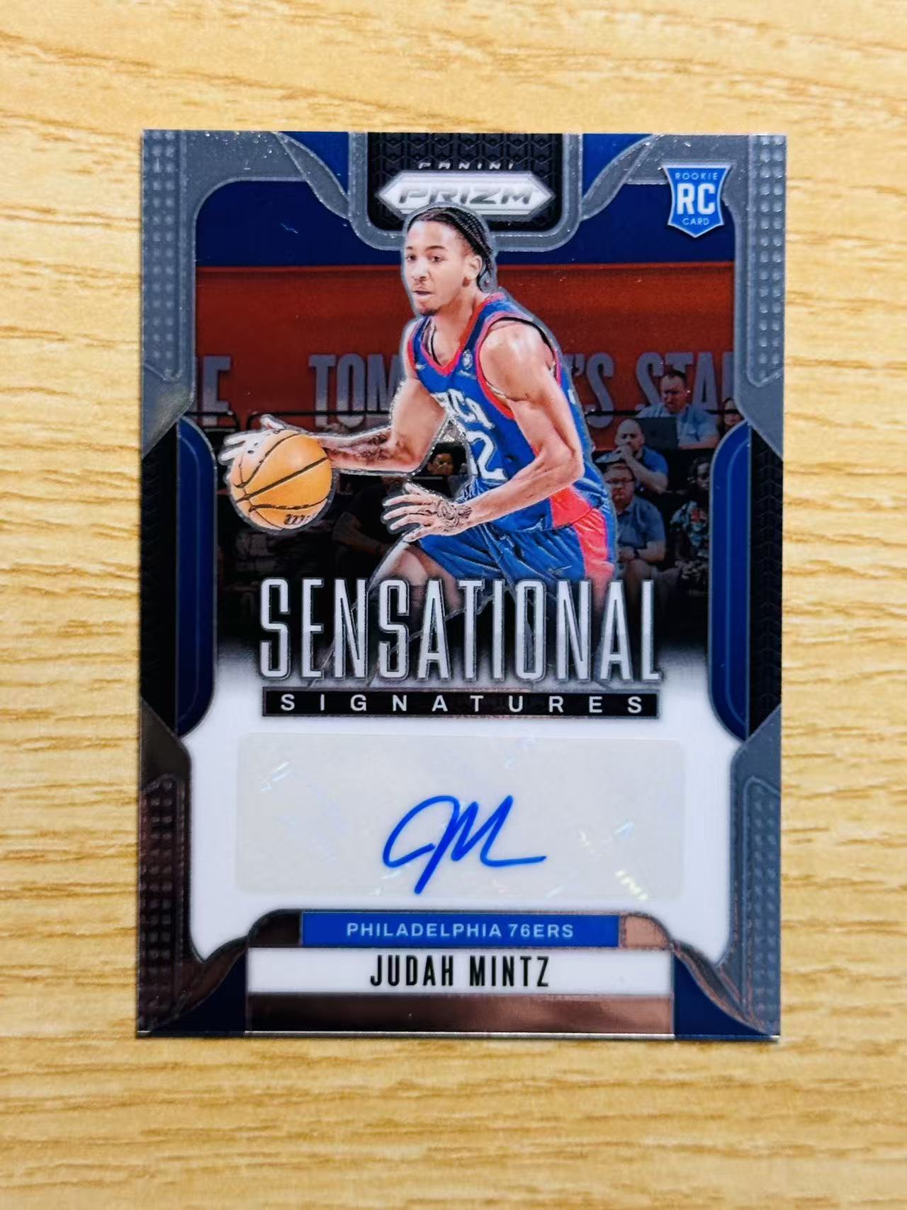 2024-25 Panini Prizm Davion Mintz 嘿嘿代卖 戴维恩 明茨 新秀 RC 签字 费城76人 收藏必备