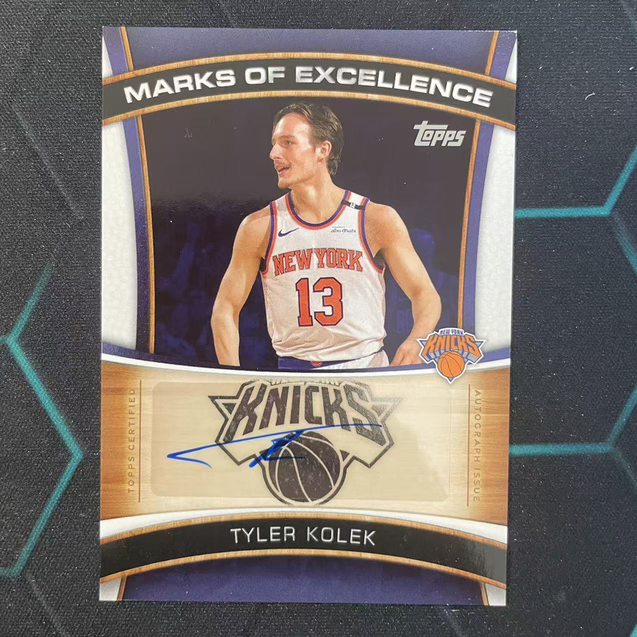 2025 Topps Flagship Tyler Kolek 【阿福代卖】泰勒 科勒克 尼克斯 Marks Of Excellence 卓越签 签字 收藏必备 2(biu)