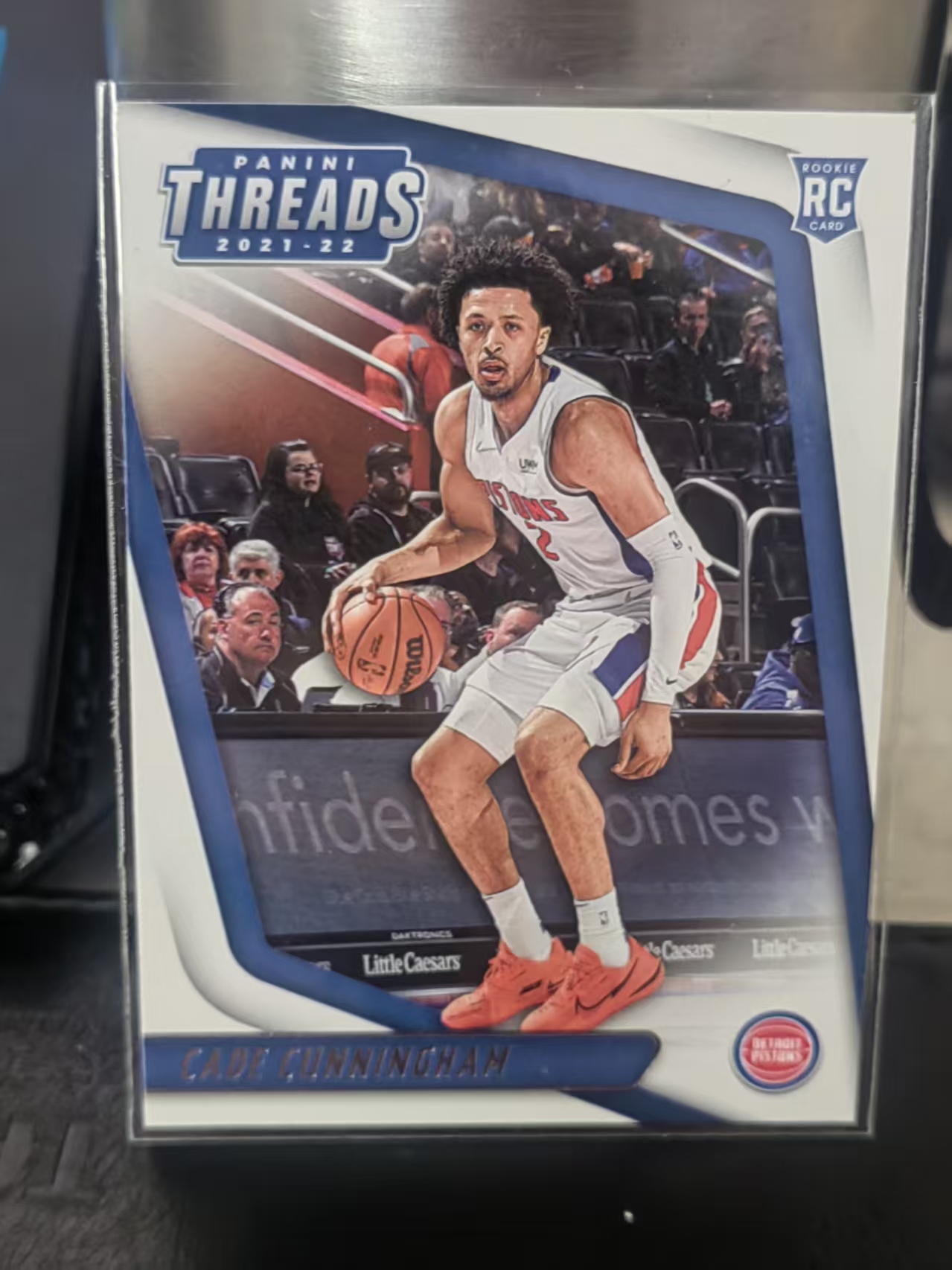 2021-22 Panini Chronicles Cade Cunningham RC 小背心 新秀 凯德 康宁汉姆 坎宁安 CC 活塞 篮 白边白角 不保卡品 卡品如图