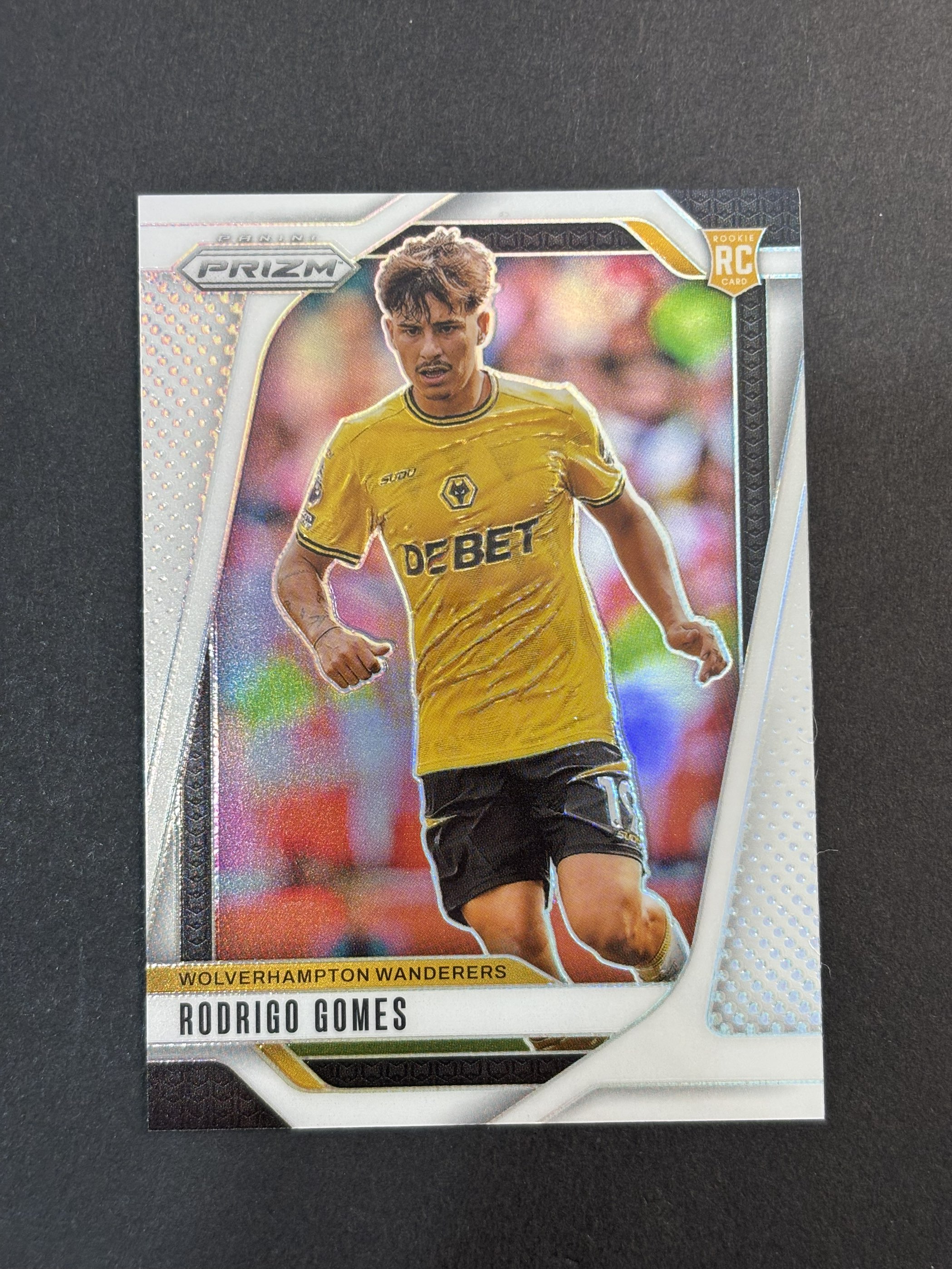 2025 Panini Prizm Rodrigo Gomes RC 罗德里戈 戈麦斯 35编 低编 新秀 狼队 英超 陈大队