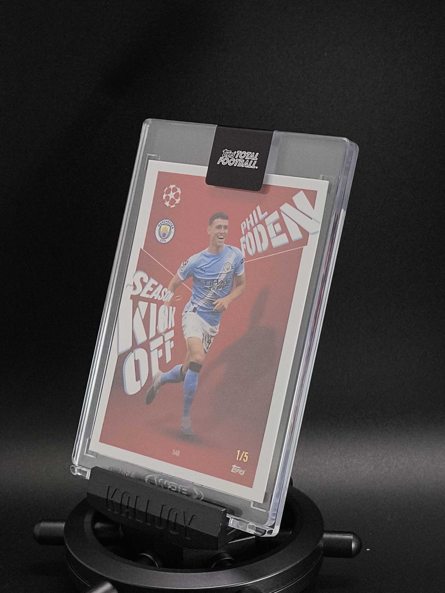 2025-26 Topps Total Football Phil Foden 菲尔·福登 福登 曼彻斯特城 曼城 英格兰 1/5编 首编 TTF 原封砖