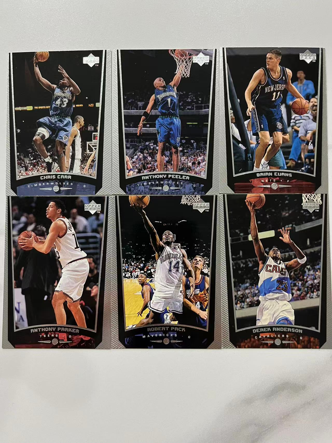1998 Upper Deck Donruss Chris Carr 《王中王代卖》LOT 6张打包 克里斯 凯尔 帕克 安德森 埃文斯 老卡 打包不保卡品 瑕疵如图 凑套必备 可累积 D2
