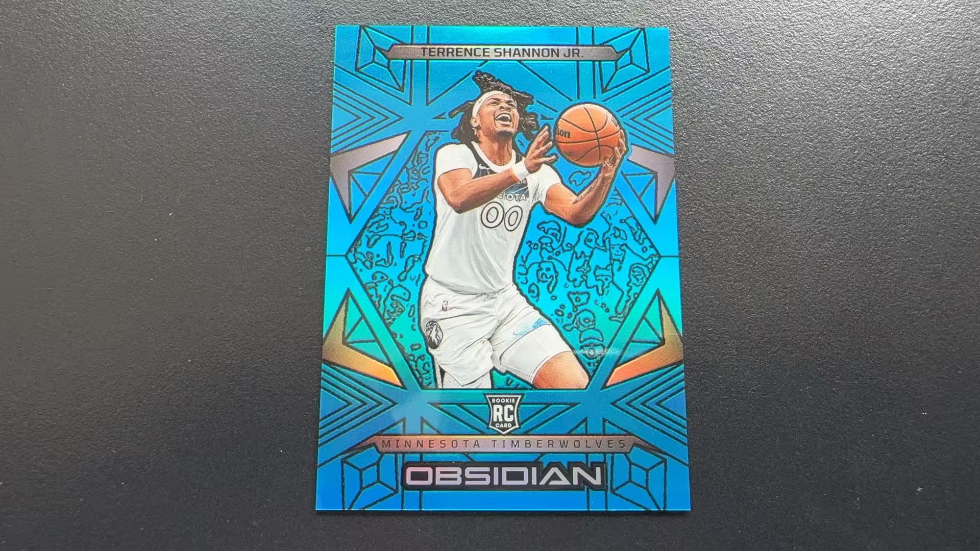 【Pw代卖】2024-25Panini 篮球黑曜石 Terrence Shannon Jr. 小香农 森林狼 新秀 RC 青折 30编 实卡精美 收藏必备 萝卜哥