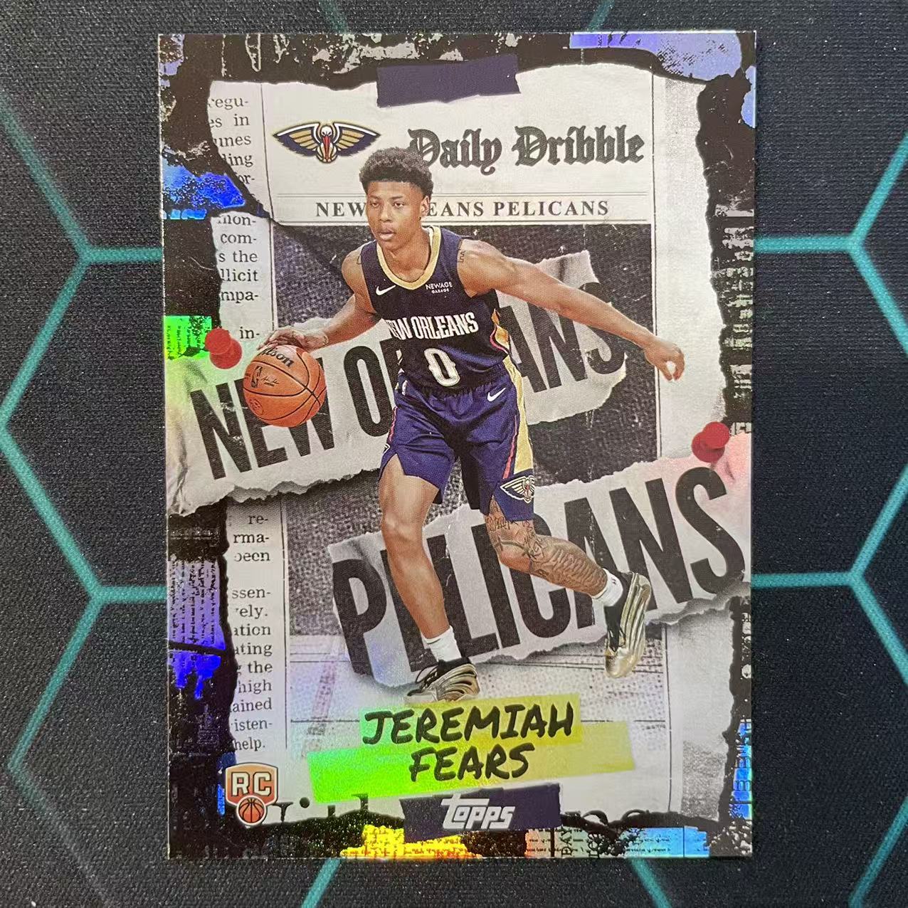 2025 Topps Flagship Jeremiah Fears RC 【阿福代卖】 杰里迈亚 费尔斯 鹈鹕 新秀 Daily Dribble 明日运球 特卡 收藏必备(行行行)