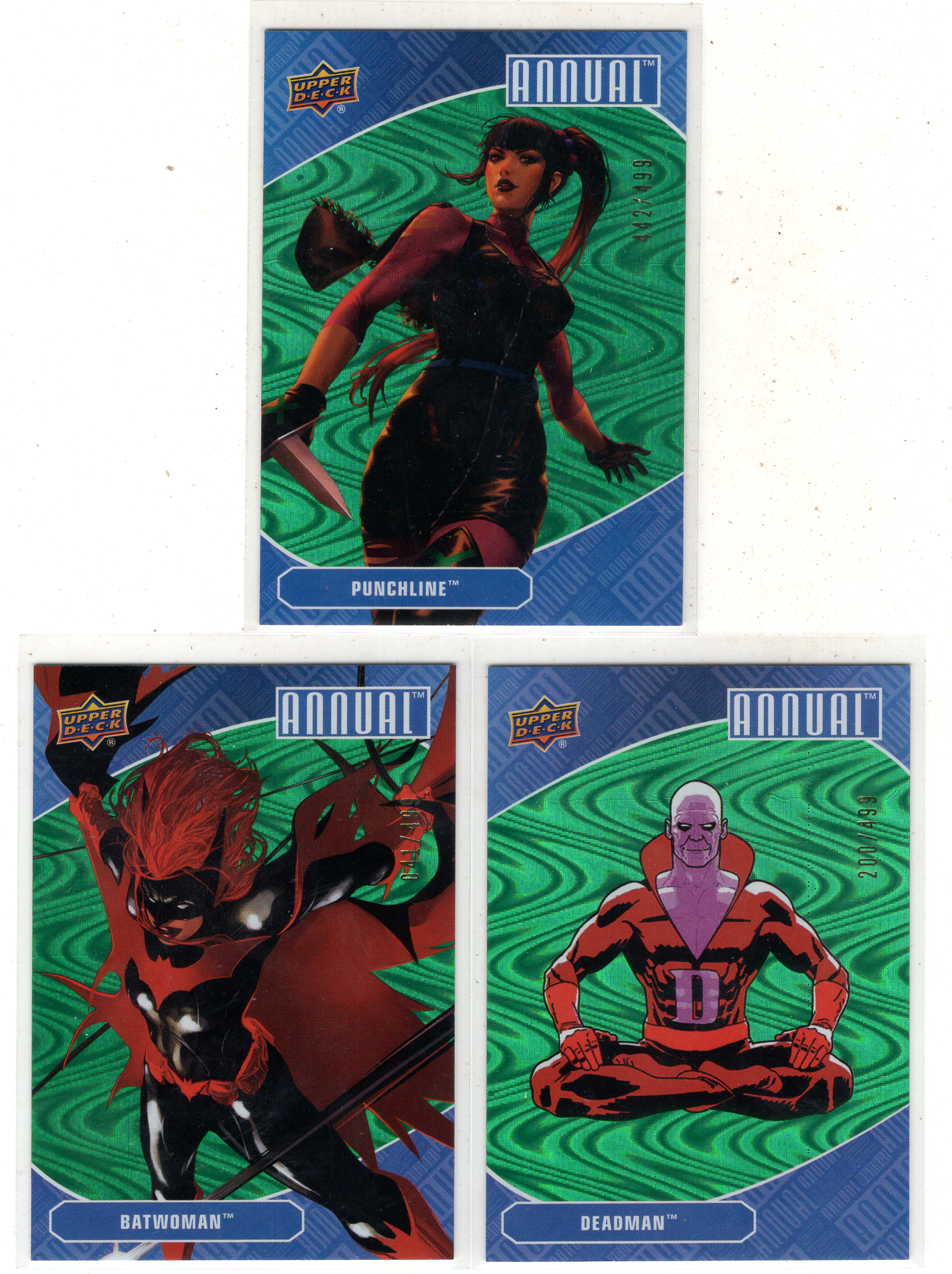 【来拆波卡】2024 Upper Deck Marvel(MCU)漫威 Annual 年鉴 Batwoman Deadman Punchline 绿变形虫折 499编 zhang