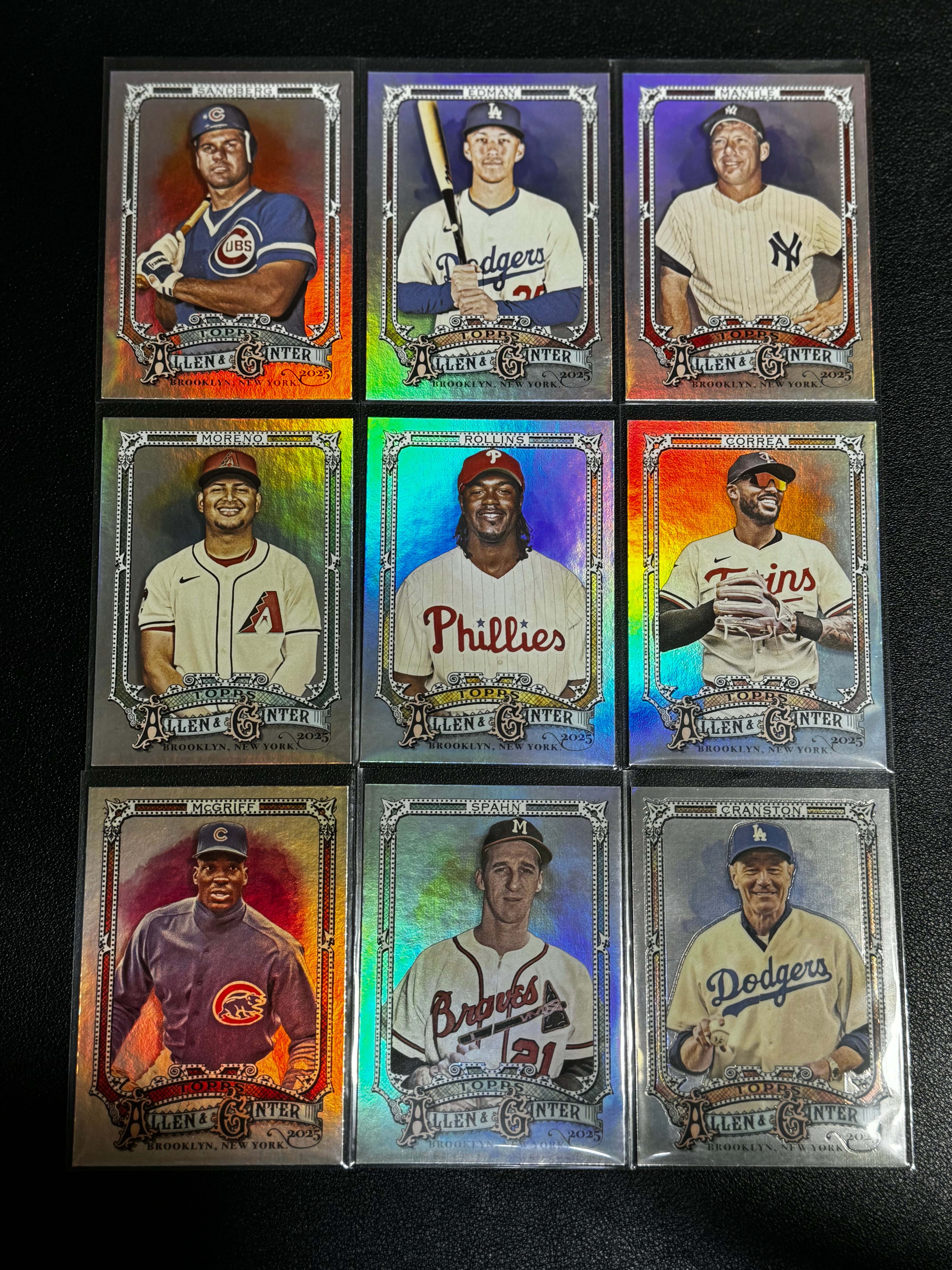 2025 Topps Allen & Ginter MLB 棒球大联盟 银折 阿隆・贾奇 Aaron Judge 科迪・贝林杰 Cody Bellinger 等 潜力无限 LWDG