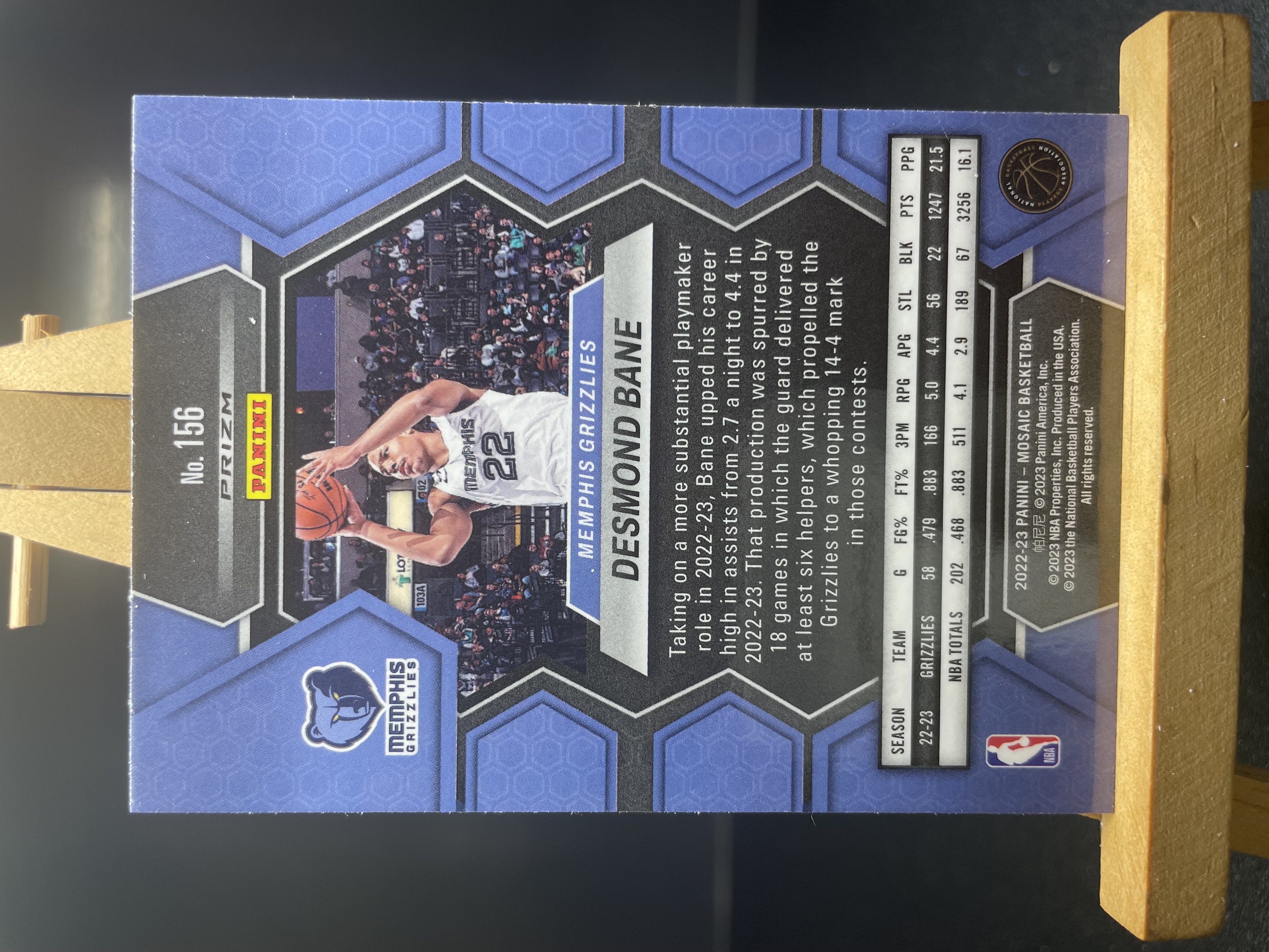 (B8) 2022-23 PANINI 马赛克 折射 贝恩 灰熊 近期大热球星 收藏凑套必备 卡品如图 !!!