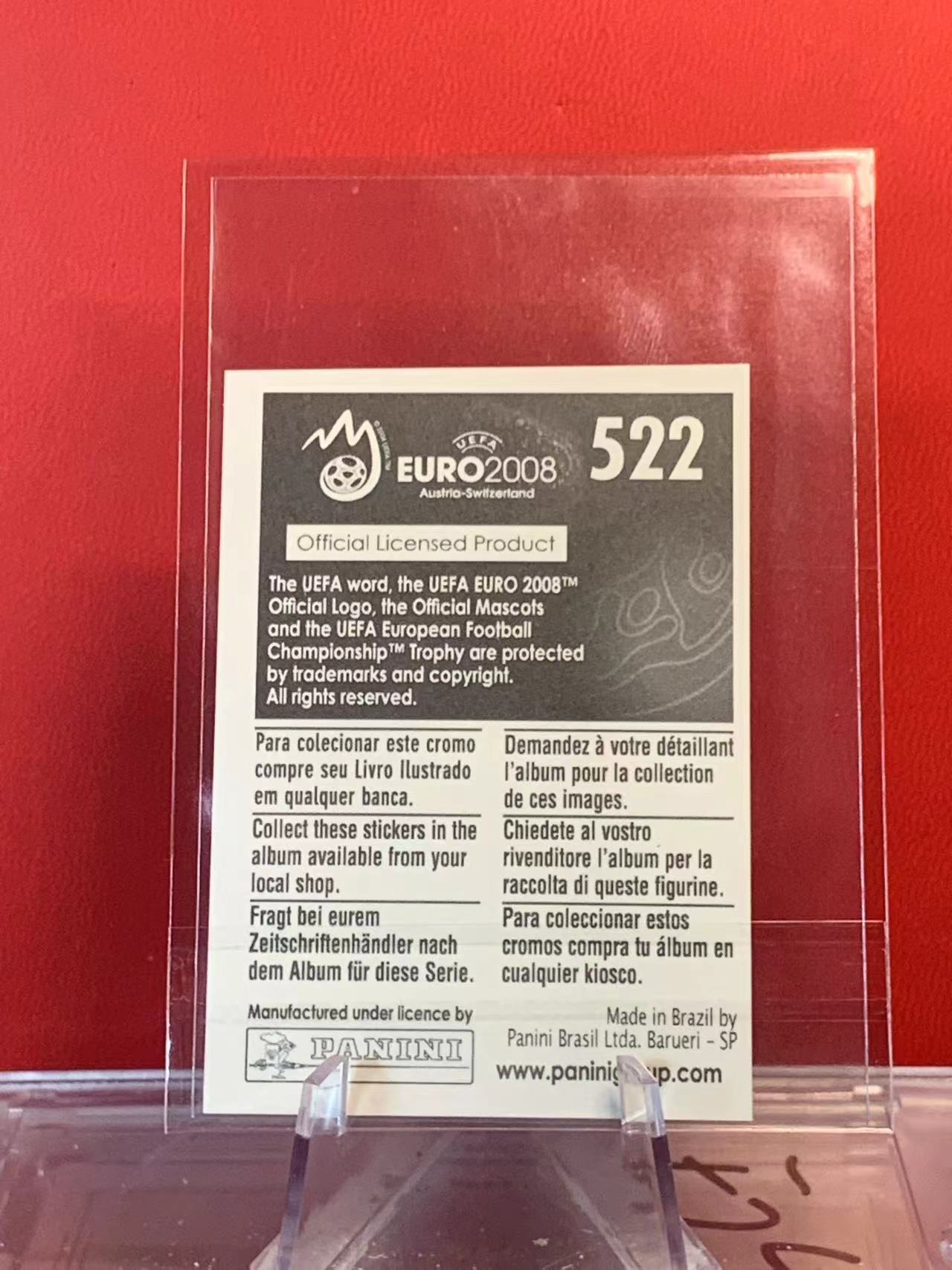 (詹叔代拍)Panini 2008-09 德甲 贴纸 Luca Toni 卢卡·托尼 国家队选图 德甲金靴 小钢炮 意大利神锋 德甲冠军 世界杯冠军 顺丰寄付 卡品如图 i939